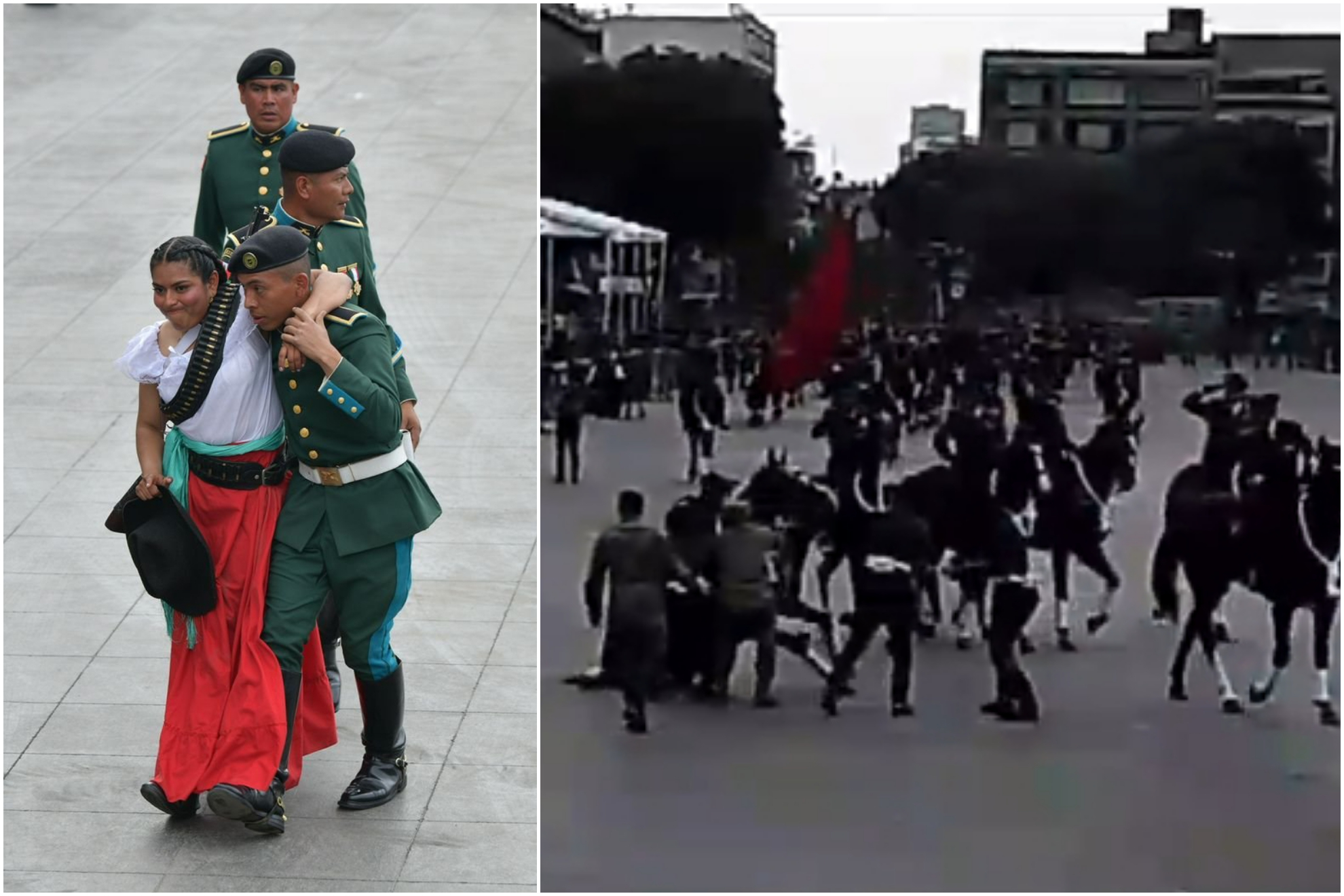 Fueron varios los INCIDENTES acontecidos esta ma�ana en el Z�calo capitalino.