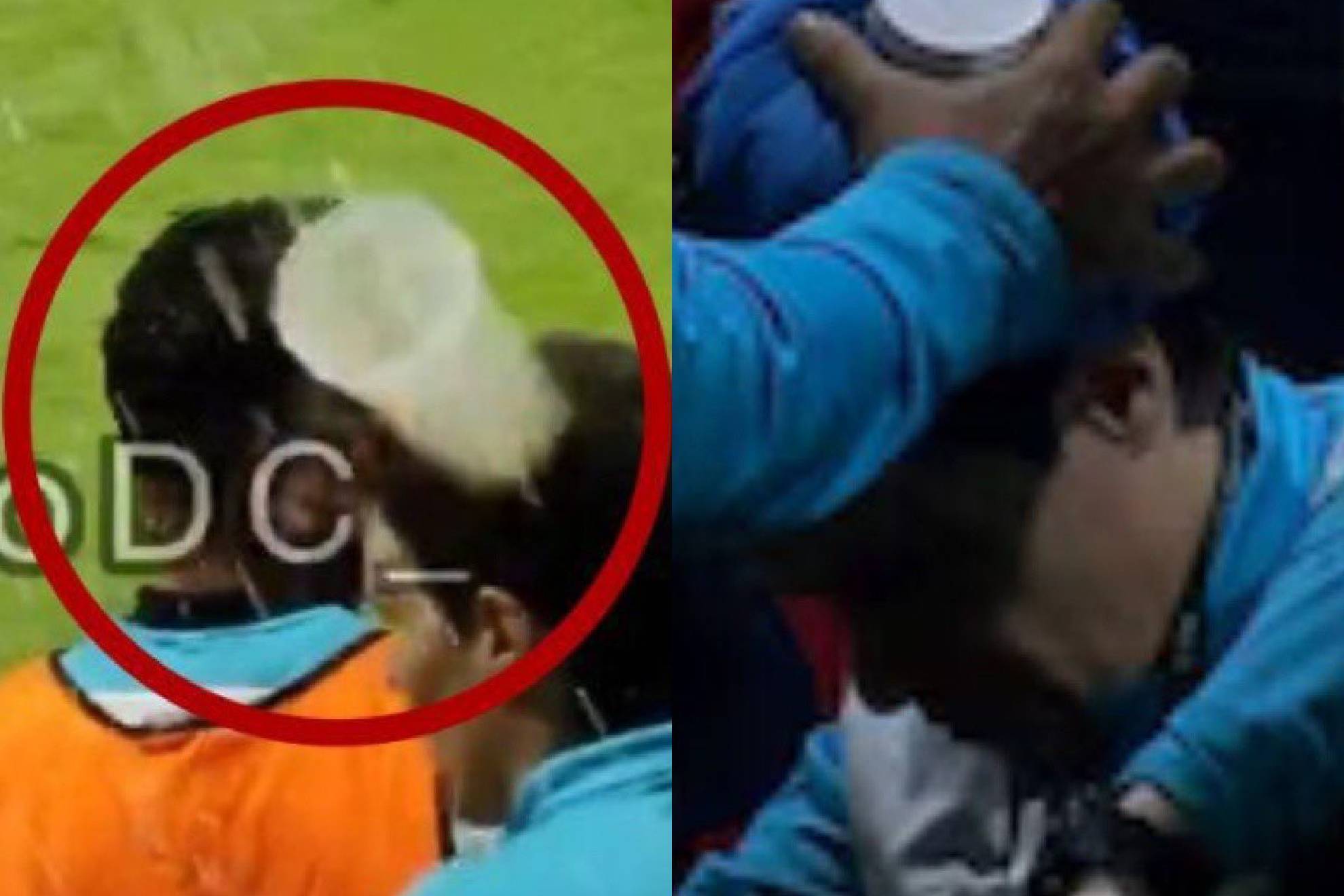 A lo Javier Aguirre: Captan agresi�n contra miembro de Honduras, �habr� sanci�n contra M�xico?