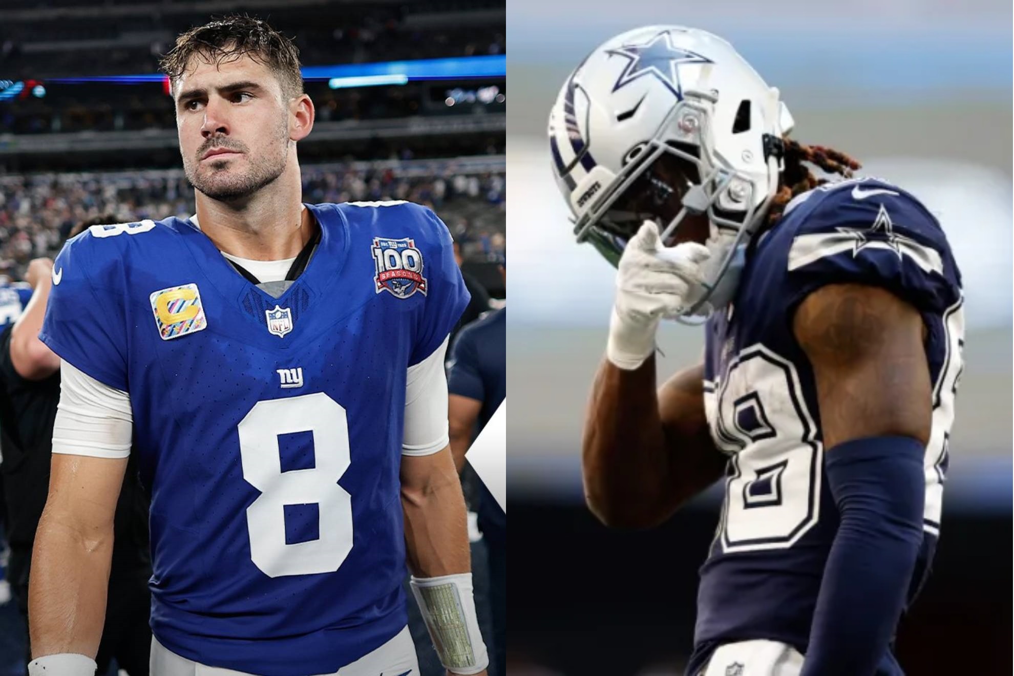 Al parecer Daniel Jones no podr� hacer dupla con el gran receptor de los Cowboys, CeeDee Lamb