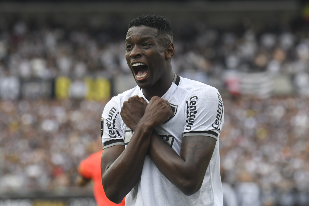 Luis Henrique festeja durante la final ante Atl�tico Mineiro.