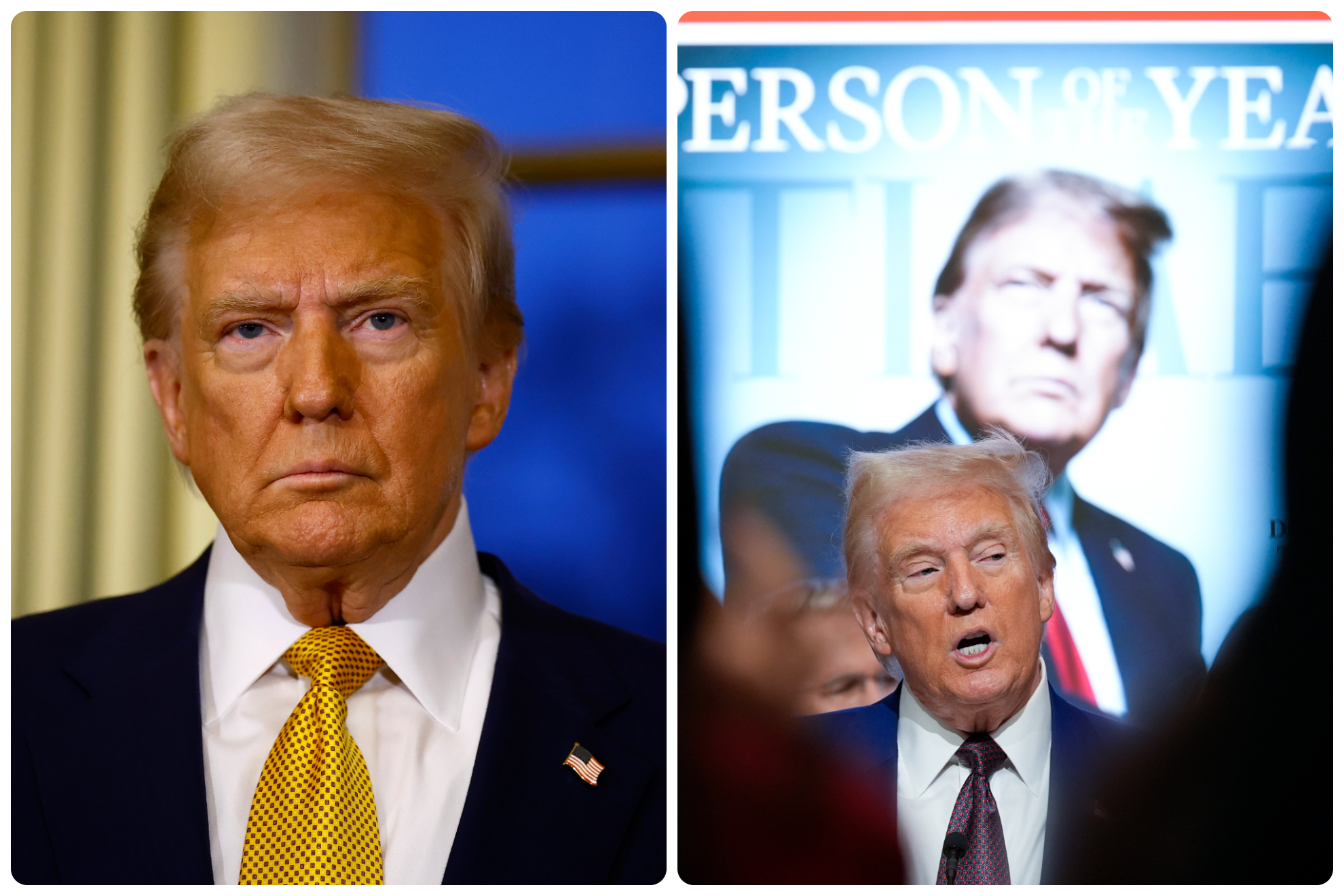 Es la segunda vez que Trump recibe esta distinci�n.