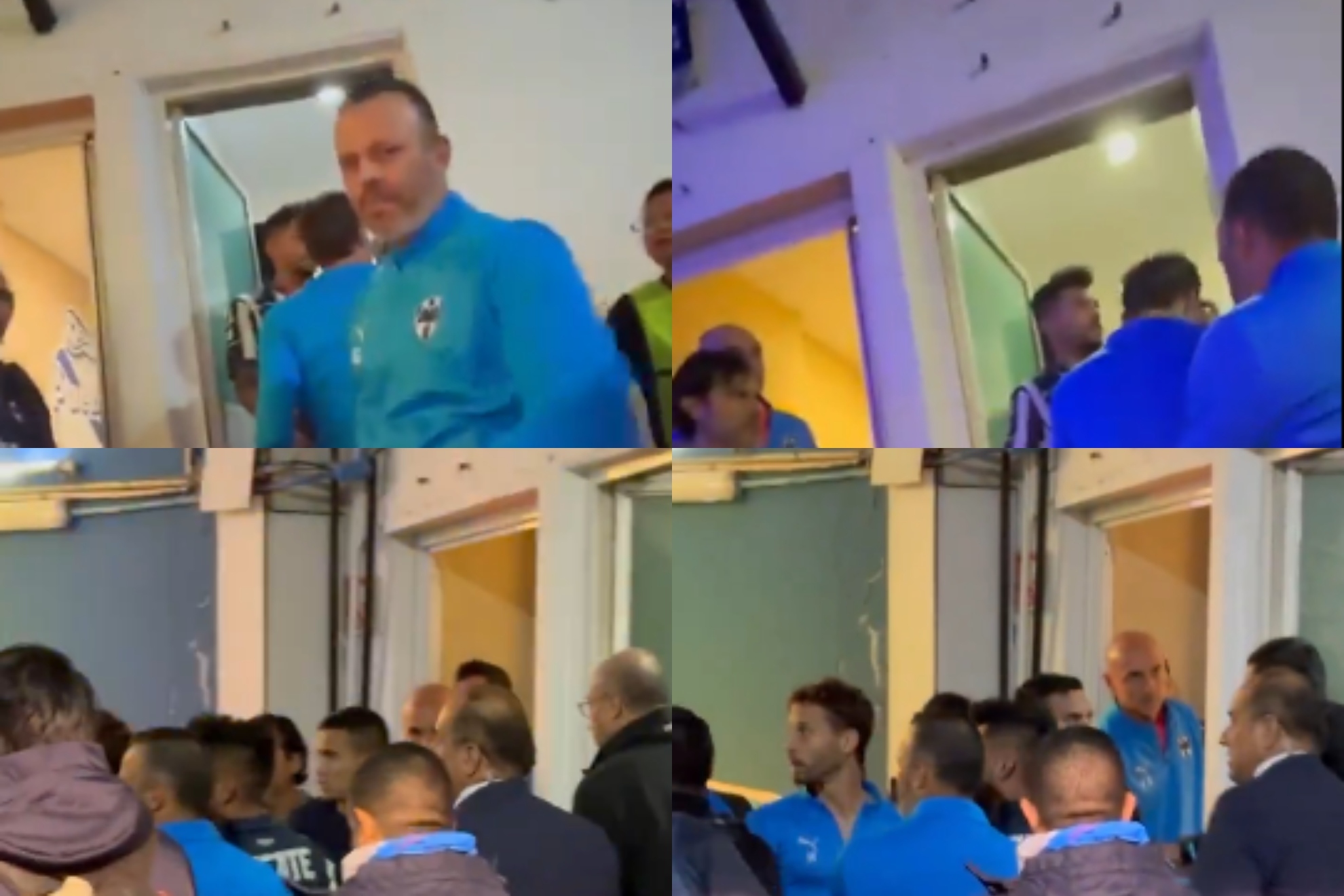 Tecatito y Canales protagonizan brutal enfrentamiento con el Am�rica tras reclamar a los �rbitros