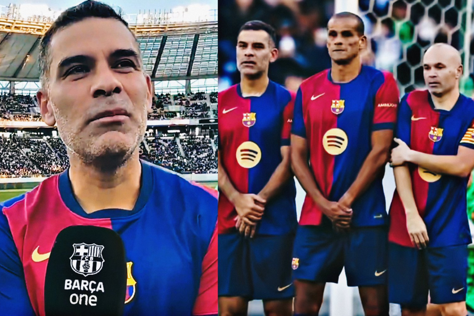 Rafa M�rquez estuvo como en los viejos tiempos con Xavi, Iniesta y compa��a