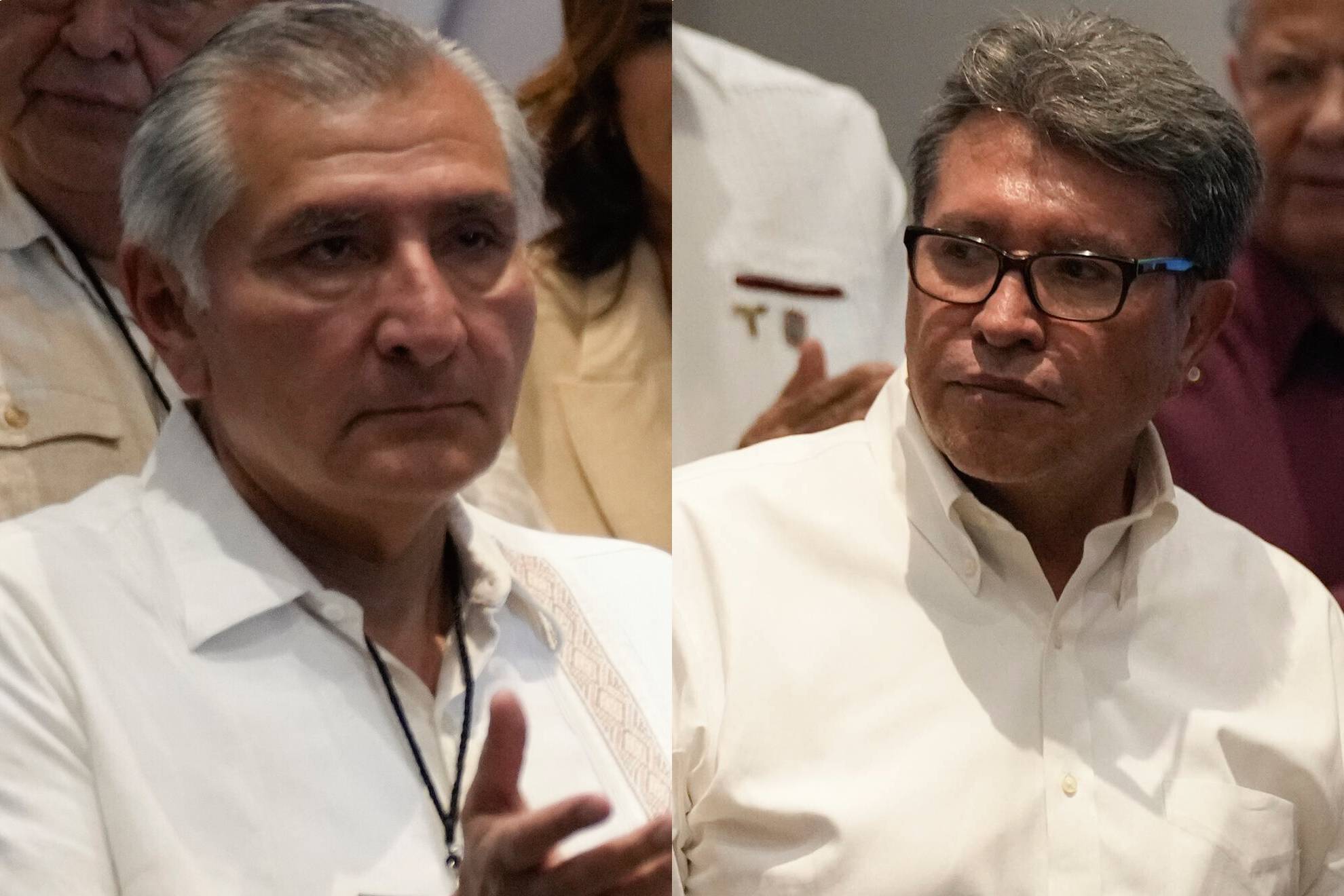 Ad�n Augusto L�pez y Ricardo Monreal.