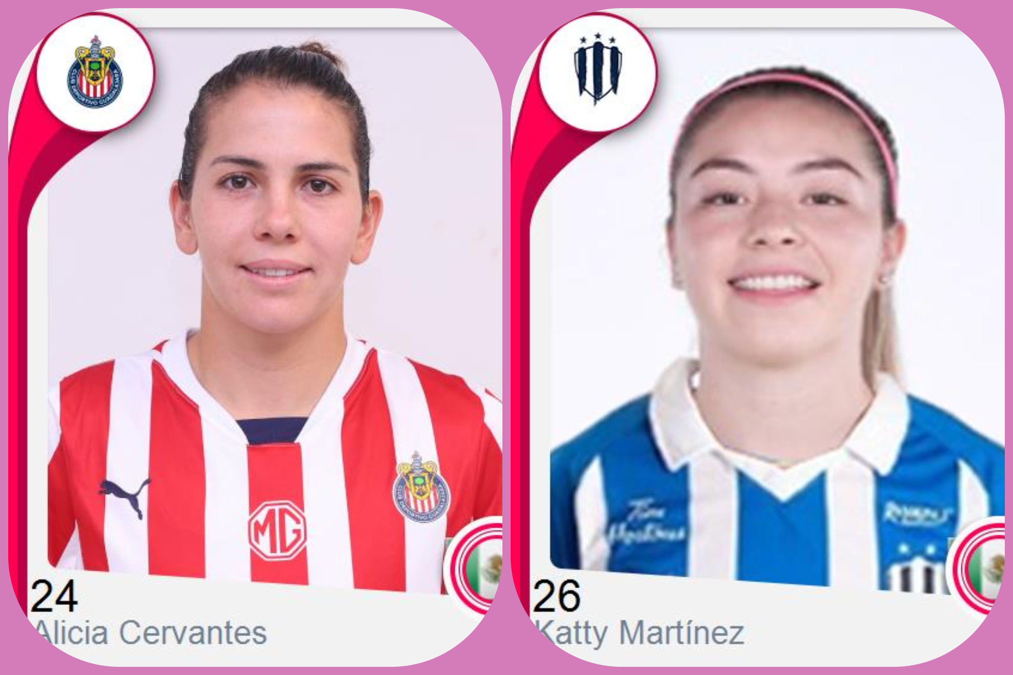 Alicia CERVANTES y Katty MART�NEZ