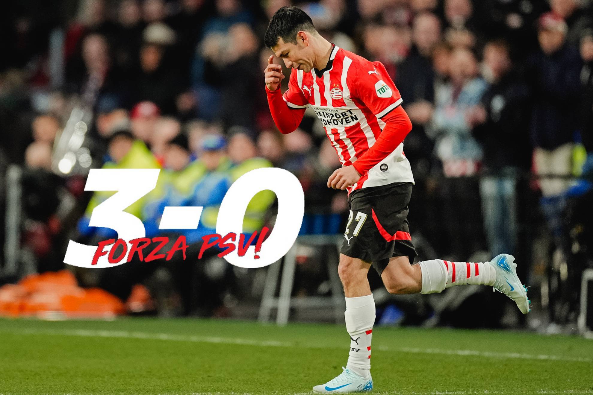 Resultado PSV vs Feyenoord: Chucky dice adi�s a Eindhoven con goleada ante Santiago Gim�nez