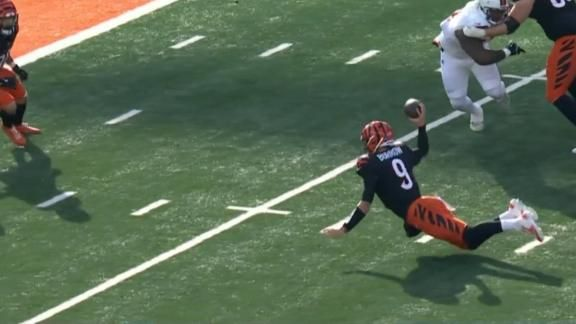 Joe Burrow no se rindi� y consigui� poner en ventaja a su equipo.