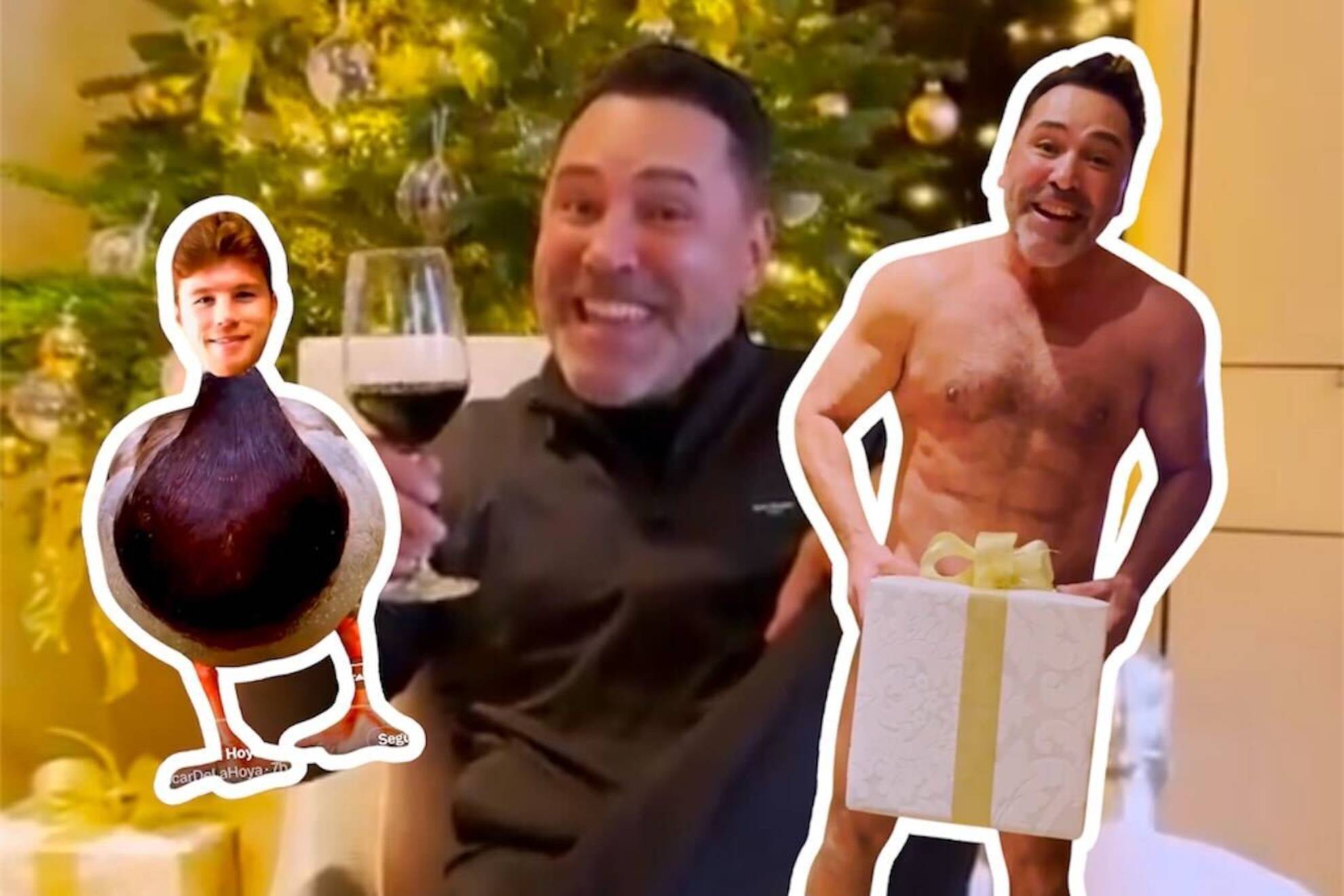 Oscar De la Hoya aprovecha la Navidad para ridiculizar al Canelo �lvarez