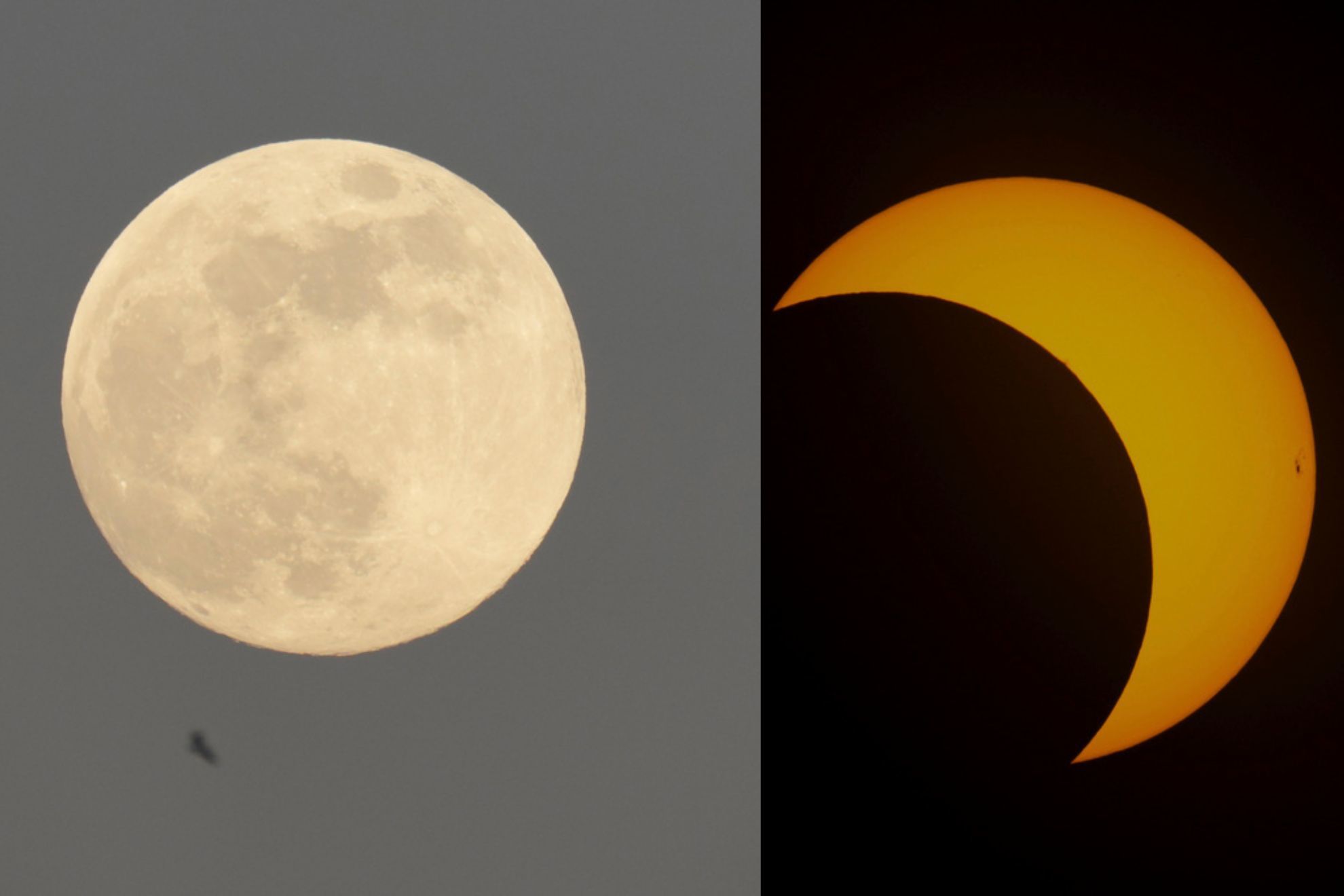 Cu�ndo habr� eclipses y luna llena