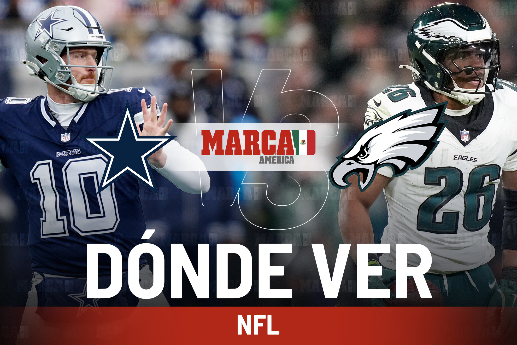 Cowboys vs Eagles: d�nde ver, pron�stico y a qu� hora es el partido de la Semana 17 de NFL