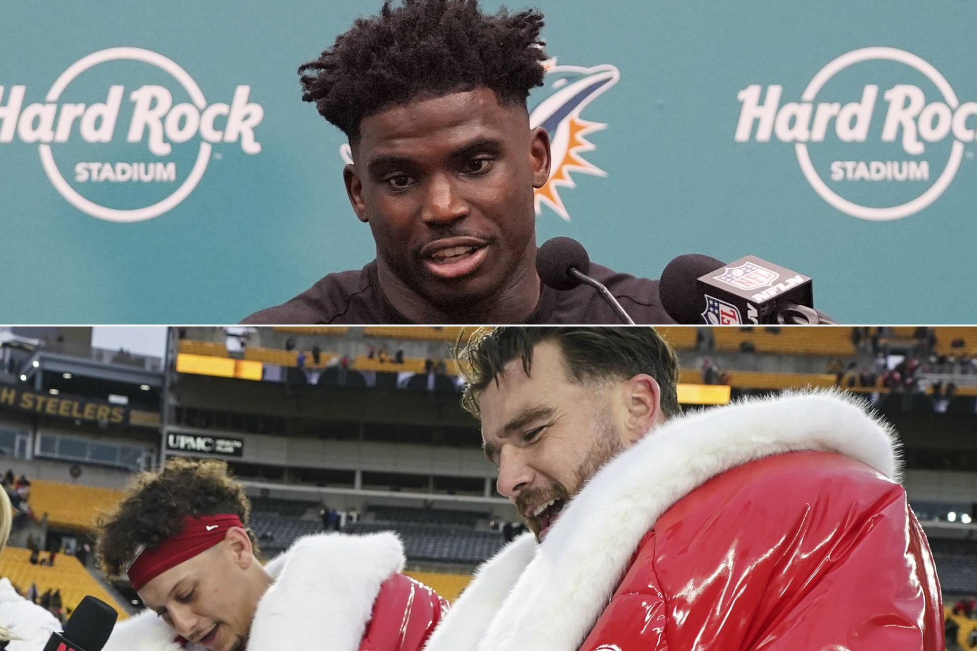 Tyreek Hill Kansas City Chiefs Patrick Mahomes Travis Kelce Miami Dolphins NFL