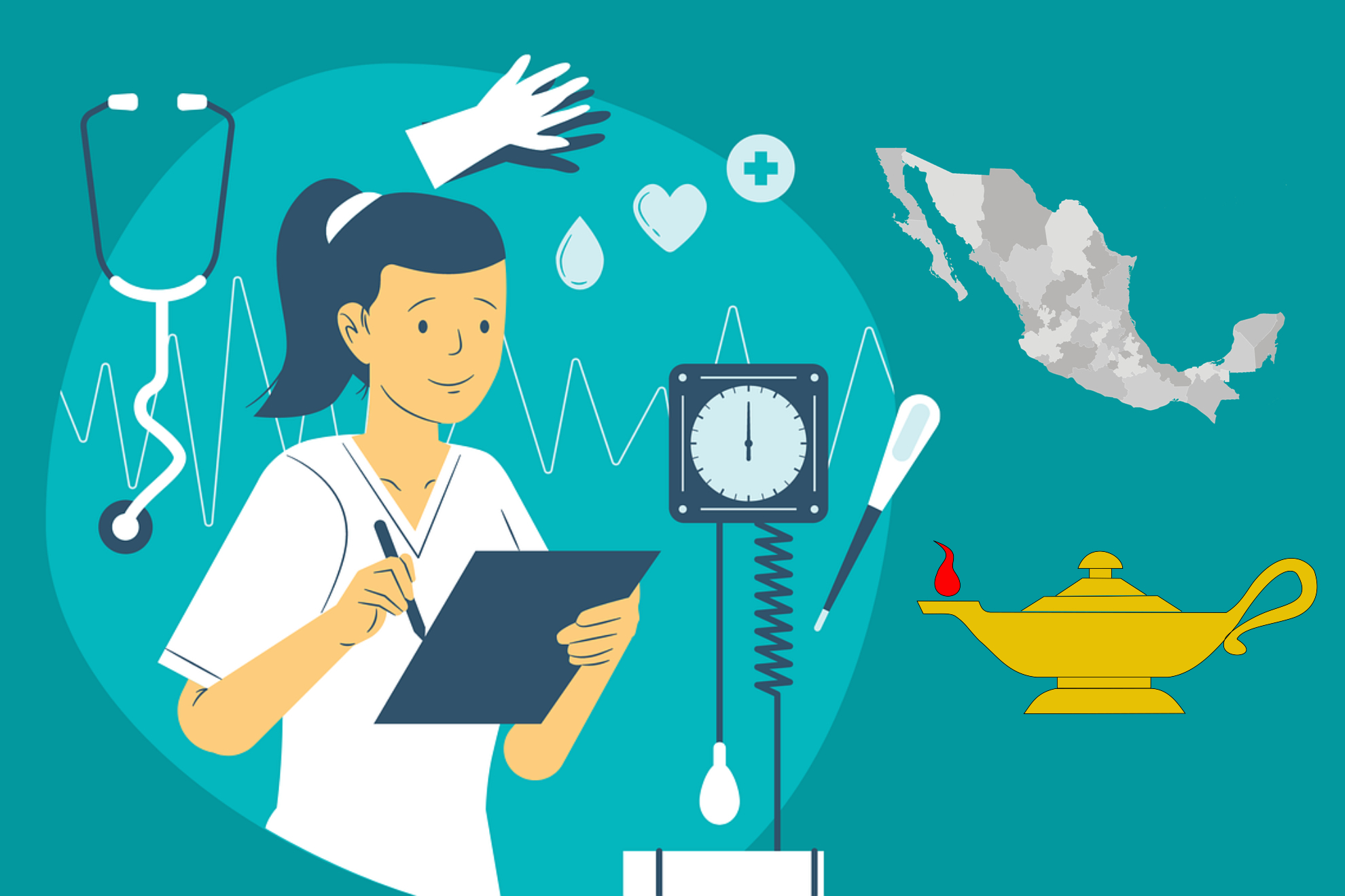 D�a de la ENFERMERA en M�xico HOY 6 de enero.