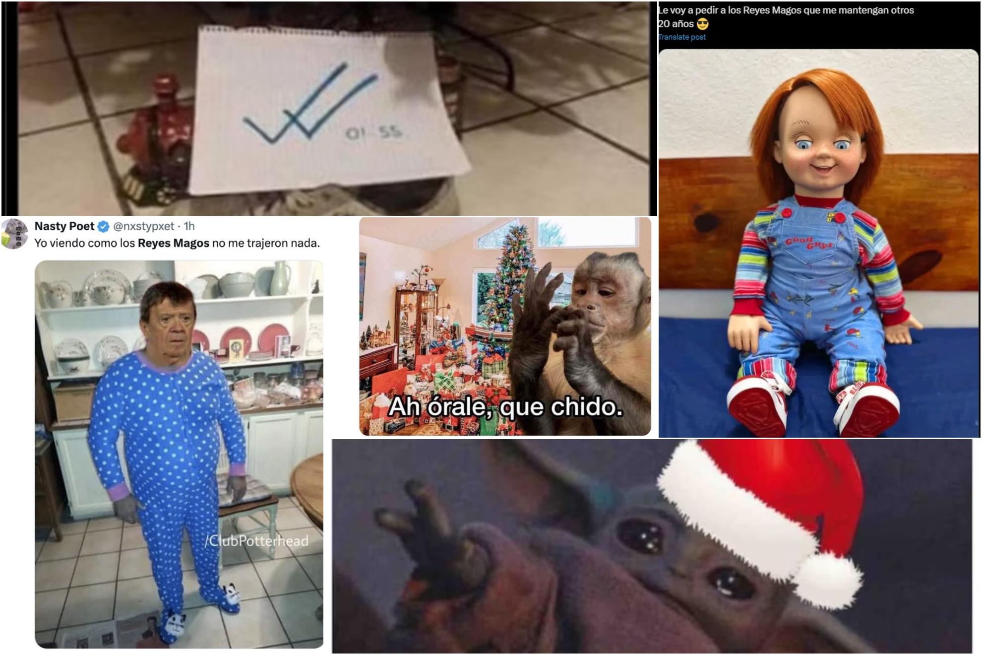 No importa que ya no seas un ni�o, este 6 de enero pasa un momento ameno con la colecci�n de MEMES que MARCA MX trae para recordar esta magica fecha.