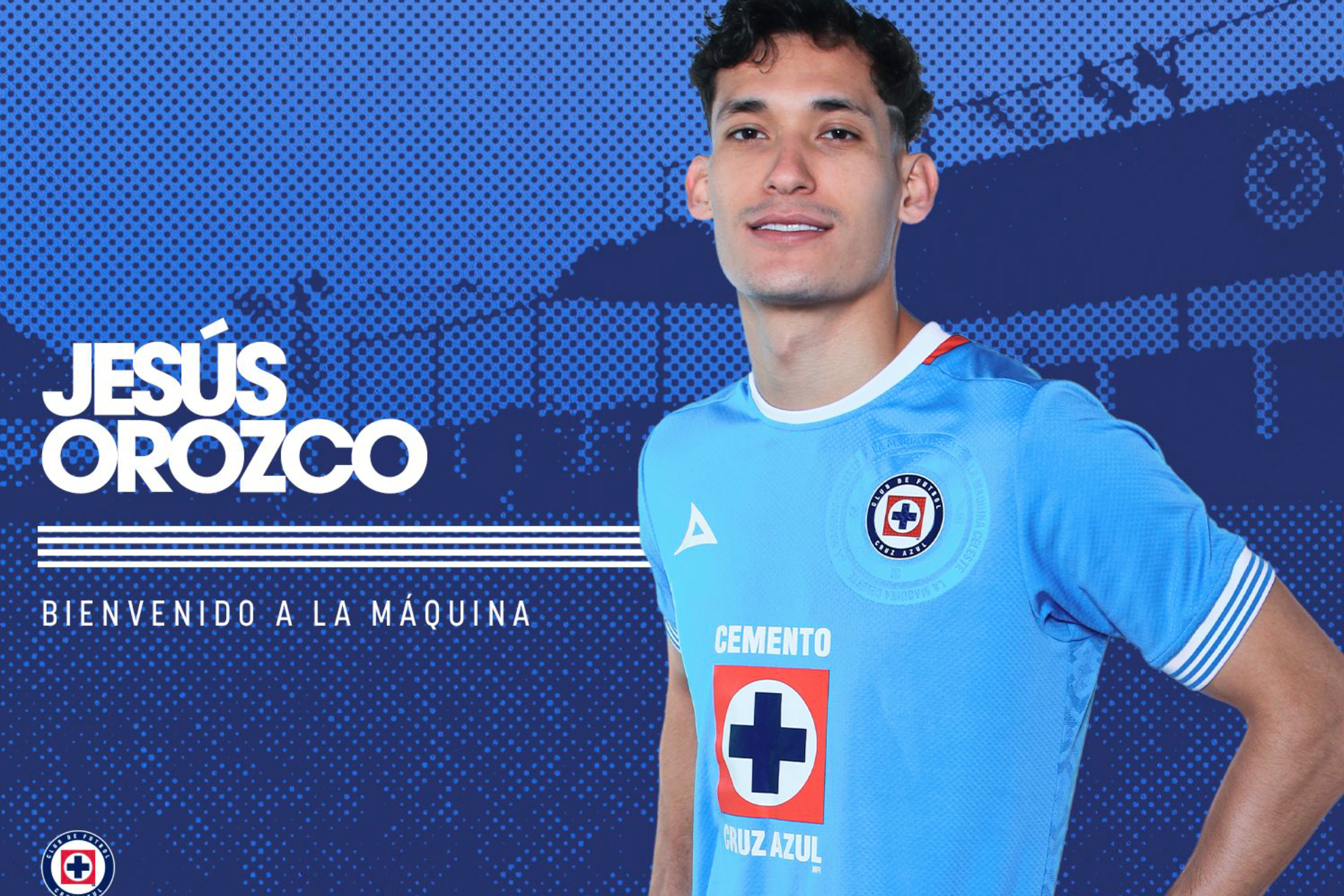 Jes�s Orozco Chiquete ya porta el jersey de La M�quina de Cruz Azul