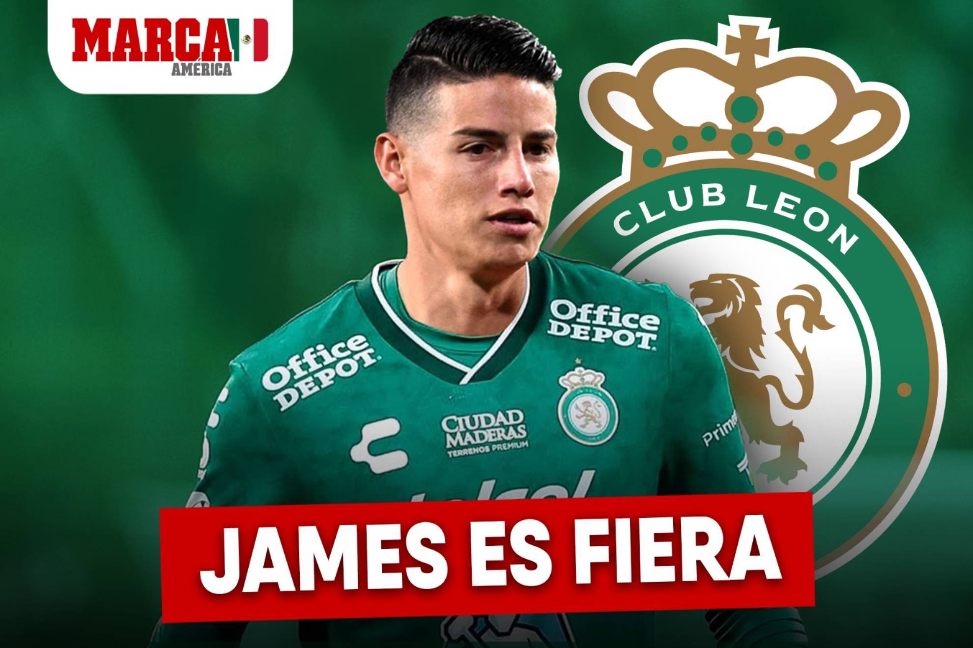 James Rodr�guez, jugador de Le�n para el Clausura 2025