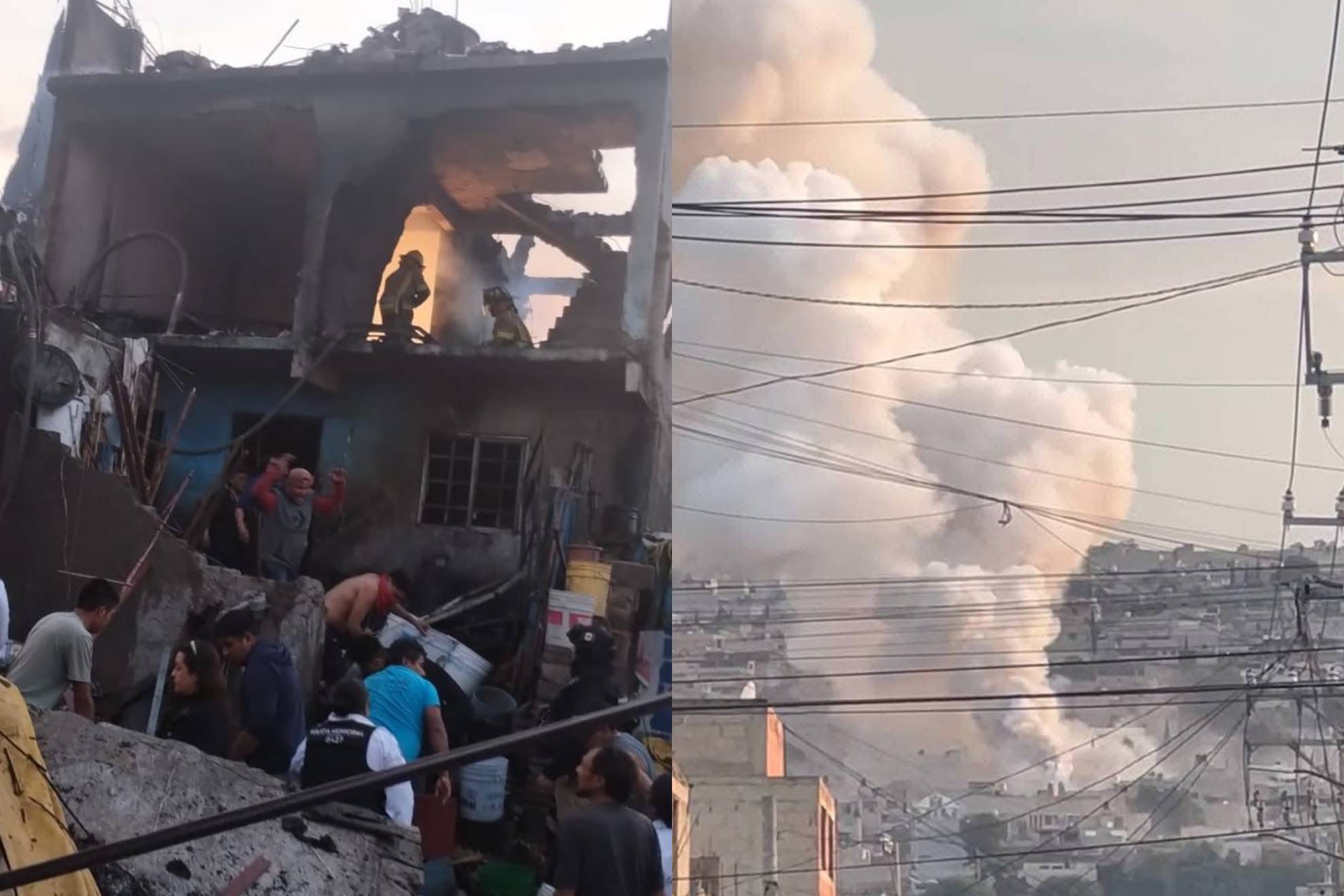 Explosi�n en Chimalhuac�n, Estado de M�xico.