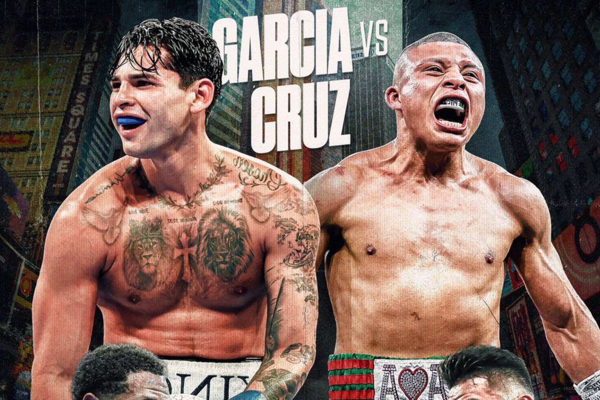 Ryan Garc�a y Pitbull Cruz.