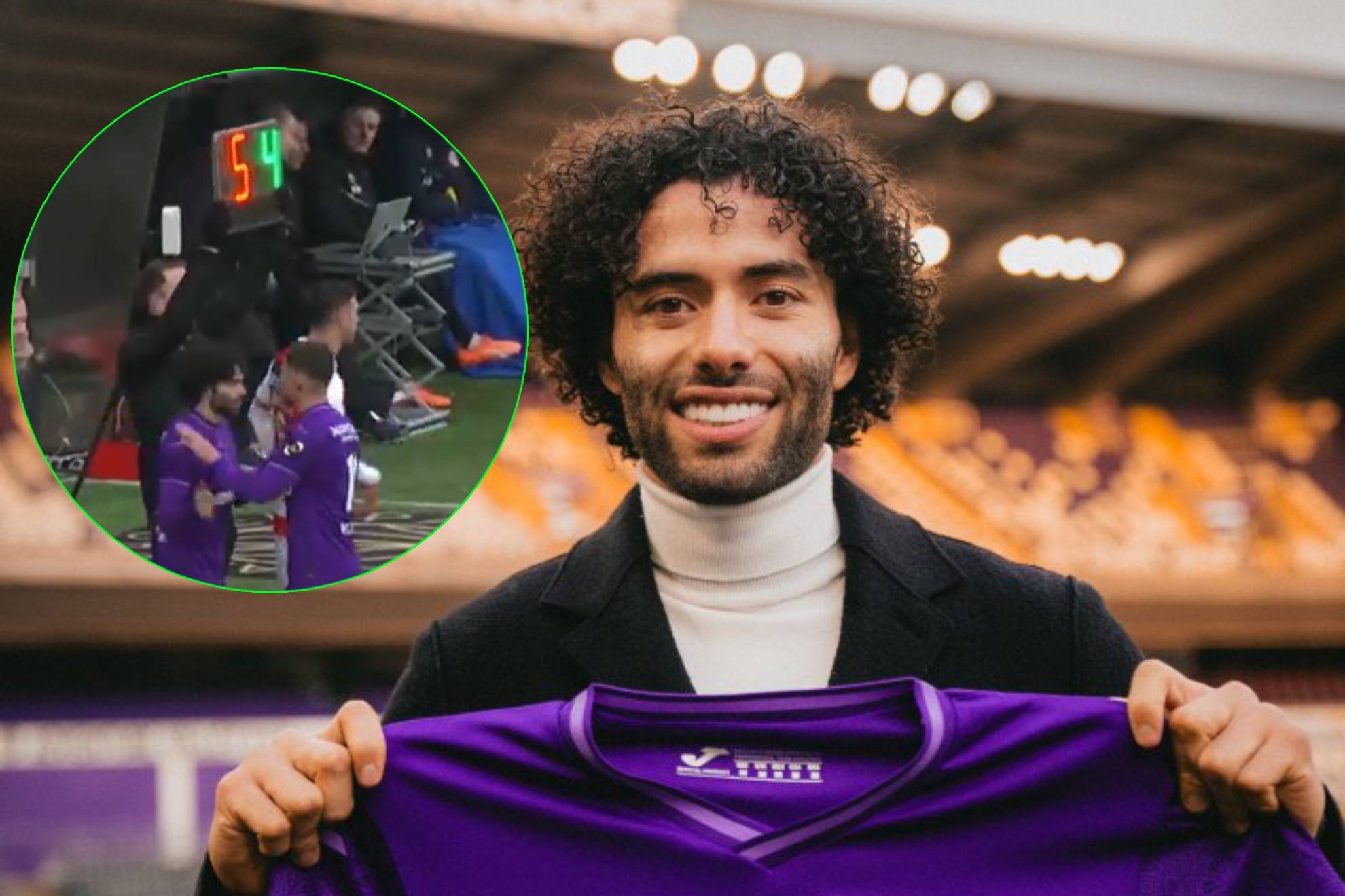 C�sar Huerta hace debut en Anderlecht de B�lgica