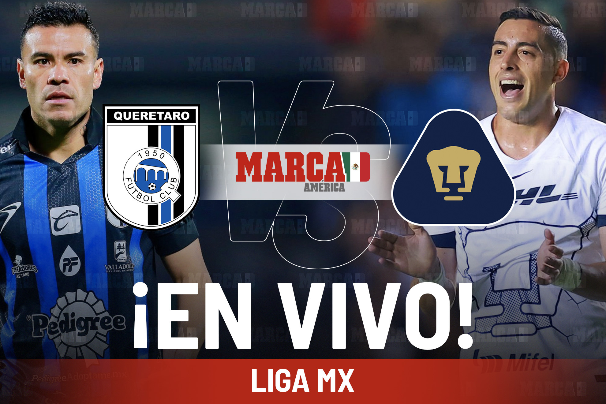 Quer�taro vs Pumas EN VIVO. Partido hoy Liga MX 2025