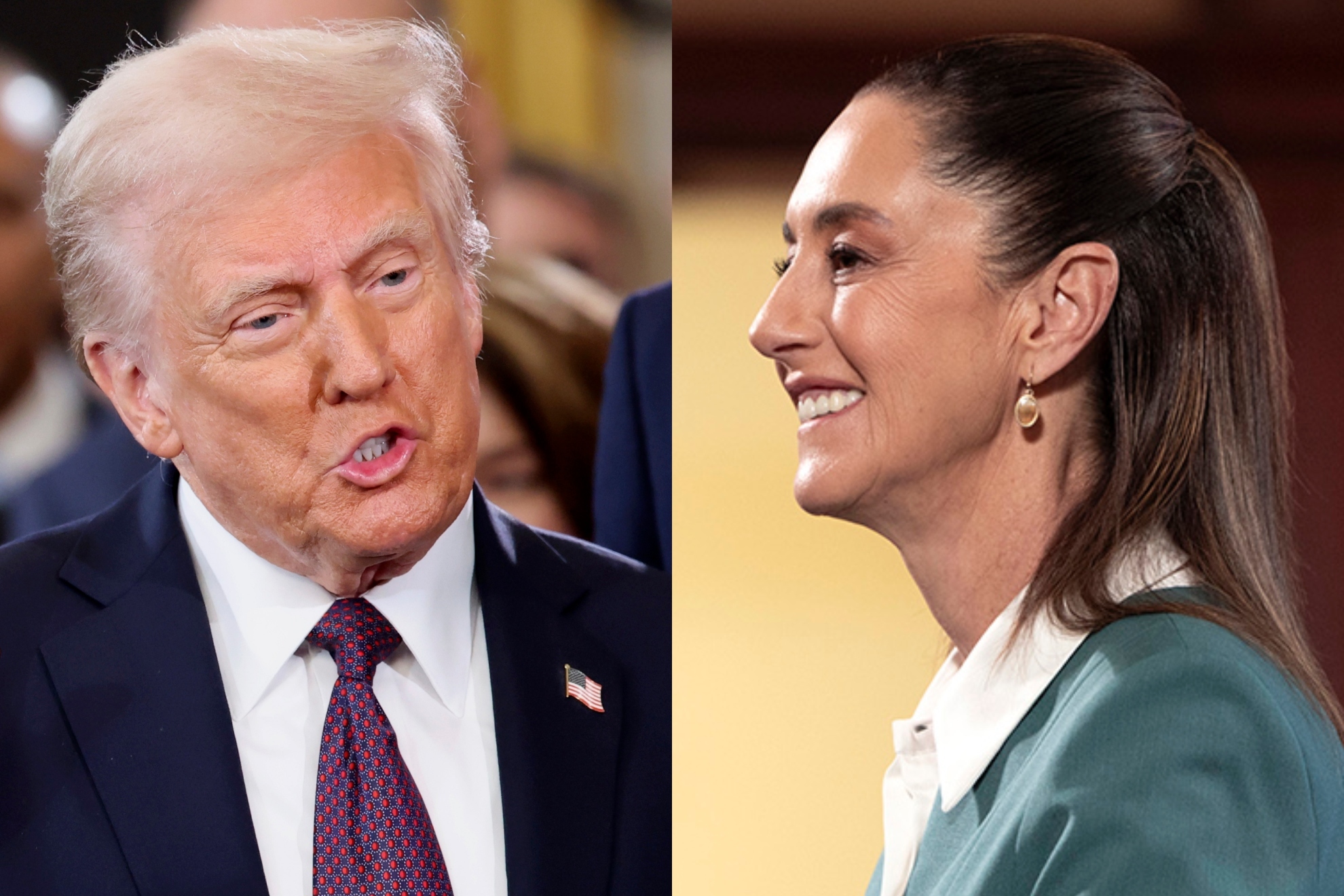 Claudia Sheinbaum y Donald Trump