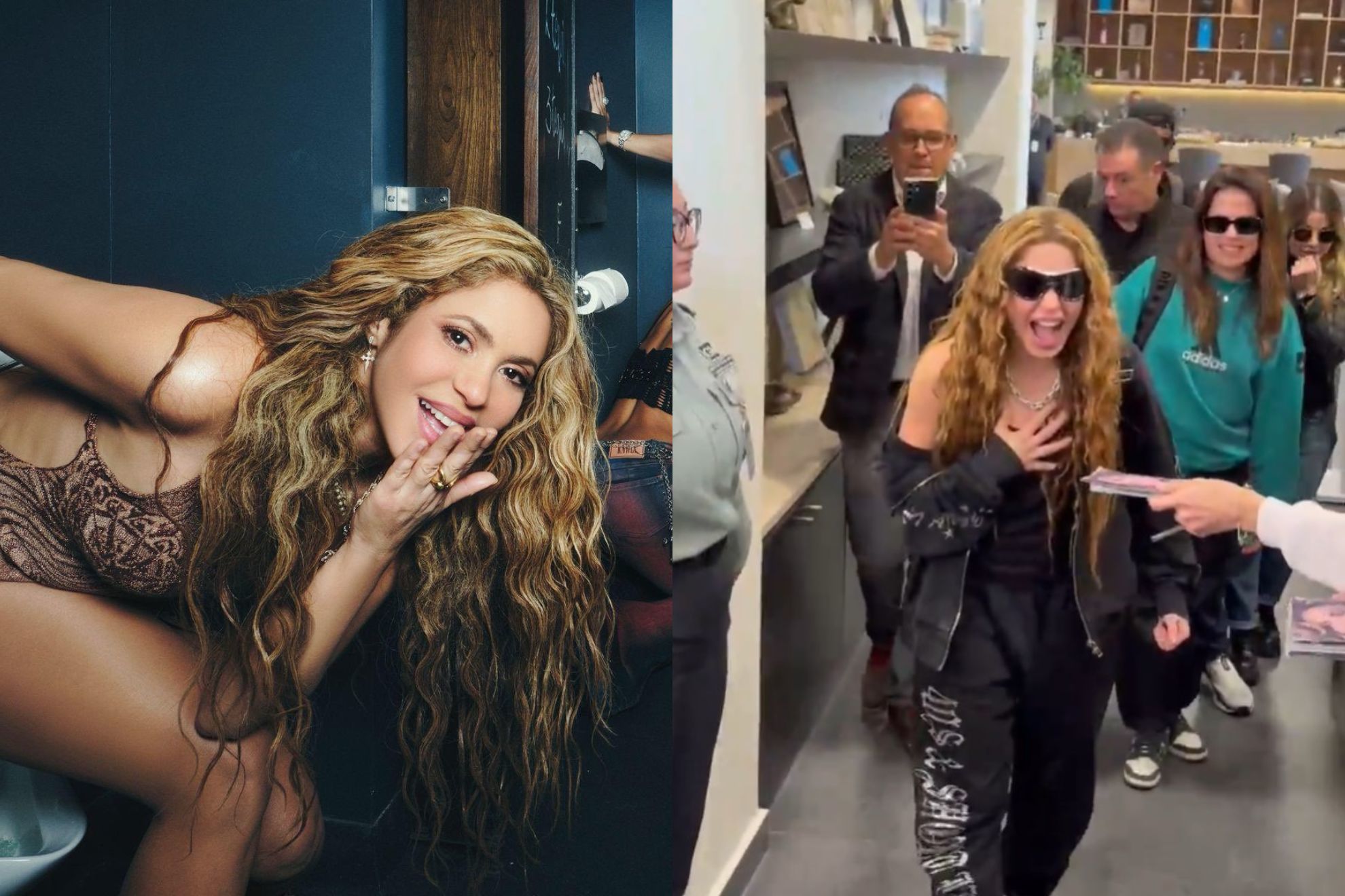 Shakira lleg� a la Ciudad de M�xico