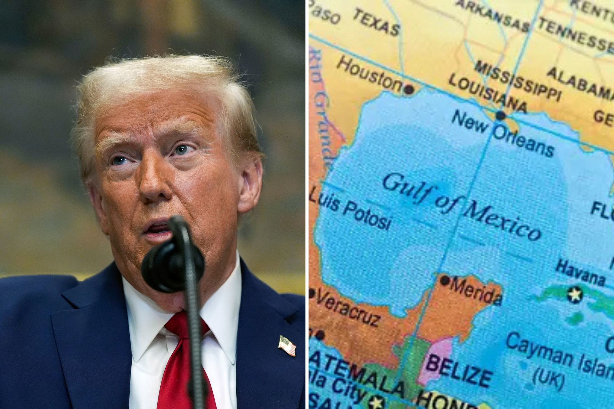 �Donald Trump puede cambiar el nombre del Golfo de M�xico y qui�n es el due�o?