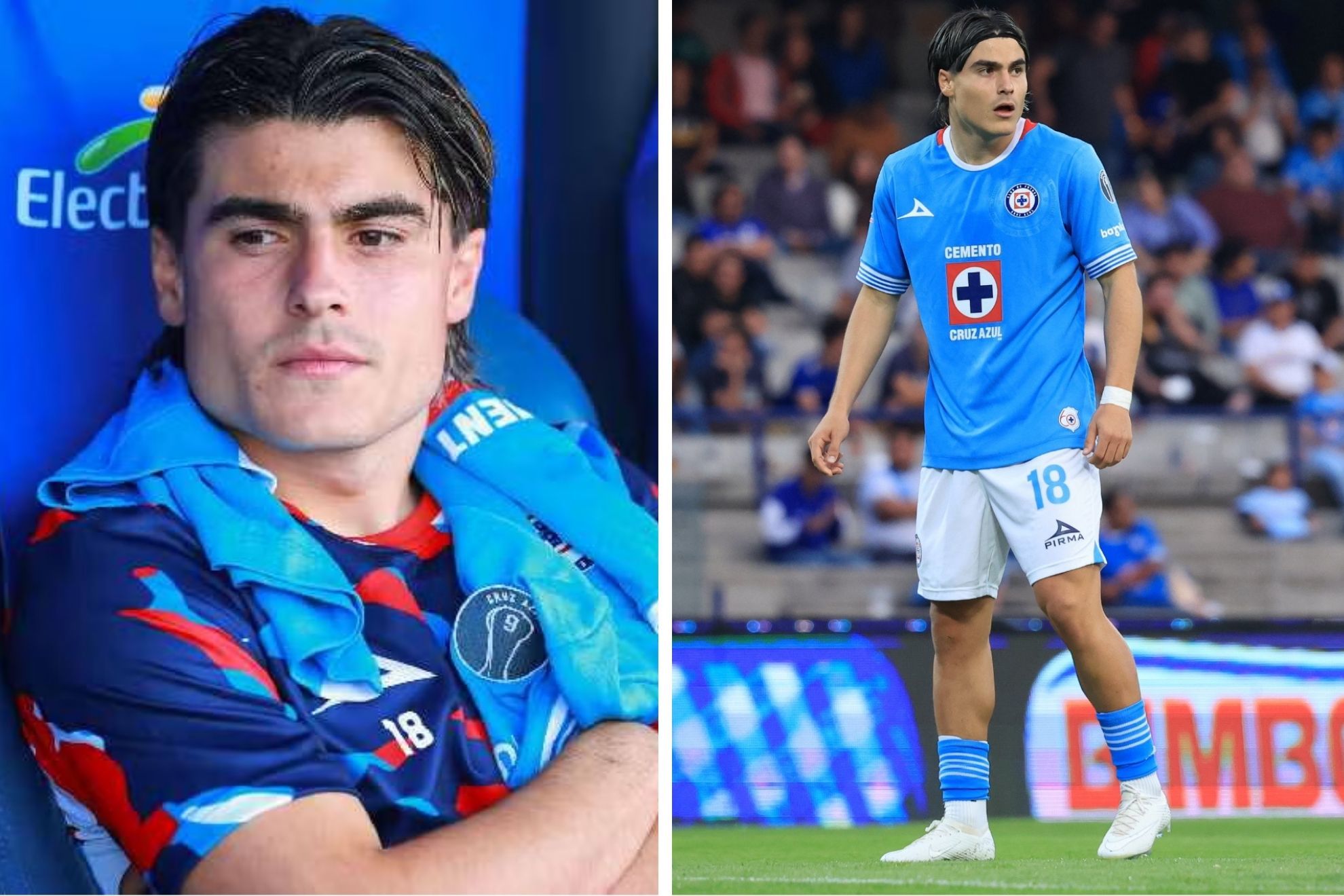 Luka Romero hizo su debut con Cruz Azul