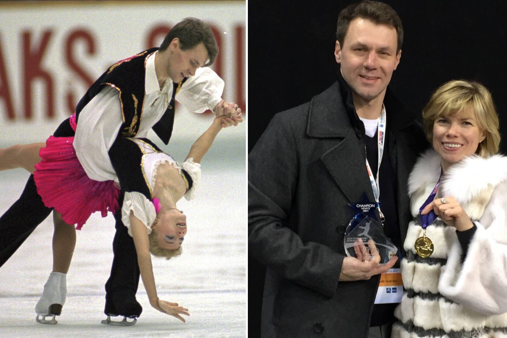 Evgenia Shishkova y Vadim Naumov, dos campeones mundiales de patinaje, iban en el avi�n de American Eagle