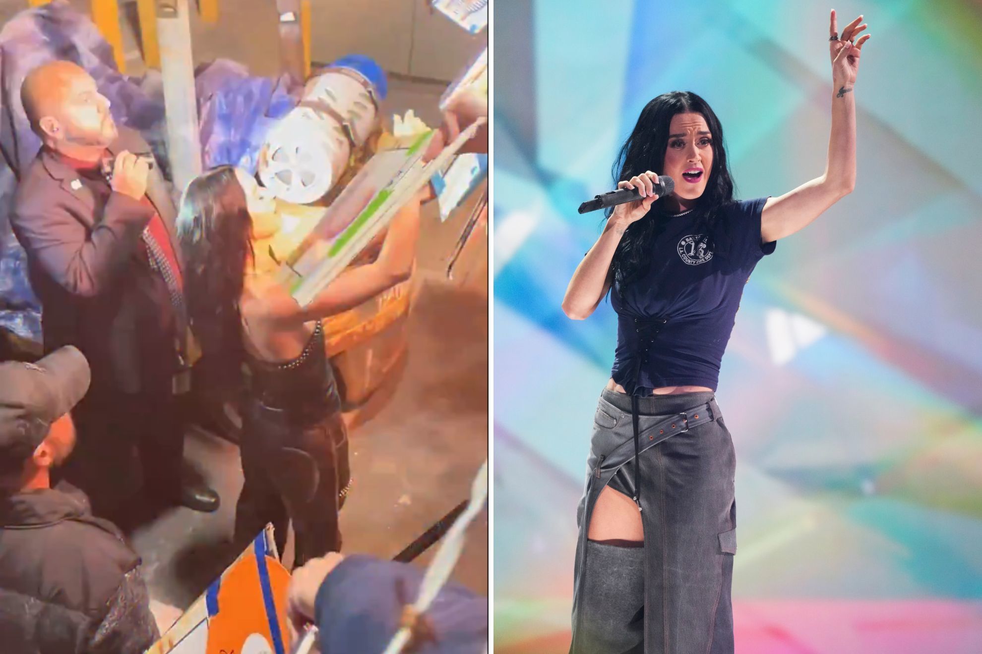 Katy Perry sufre explosi�n de un transformador en firma de aut�grafos: Este es su estado de salud