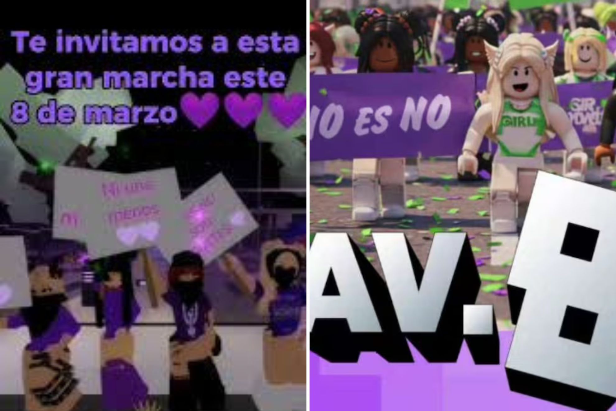 �Cu�ndo es el D�a Internacional de la Mujer 2025? Realizan convocatoria para hacer marcha digital en Roblox