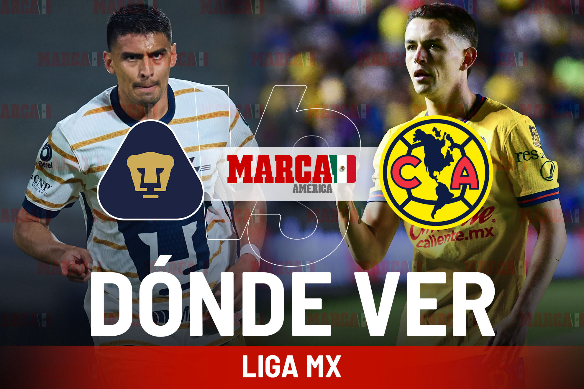 Pumas vs Am�rica canal: d�nde ver hoy, horario, alineaciones y pron�stico Cl�sico Capitalino Liga MX 2025