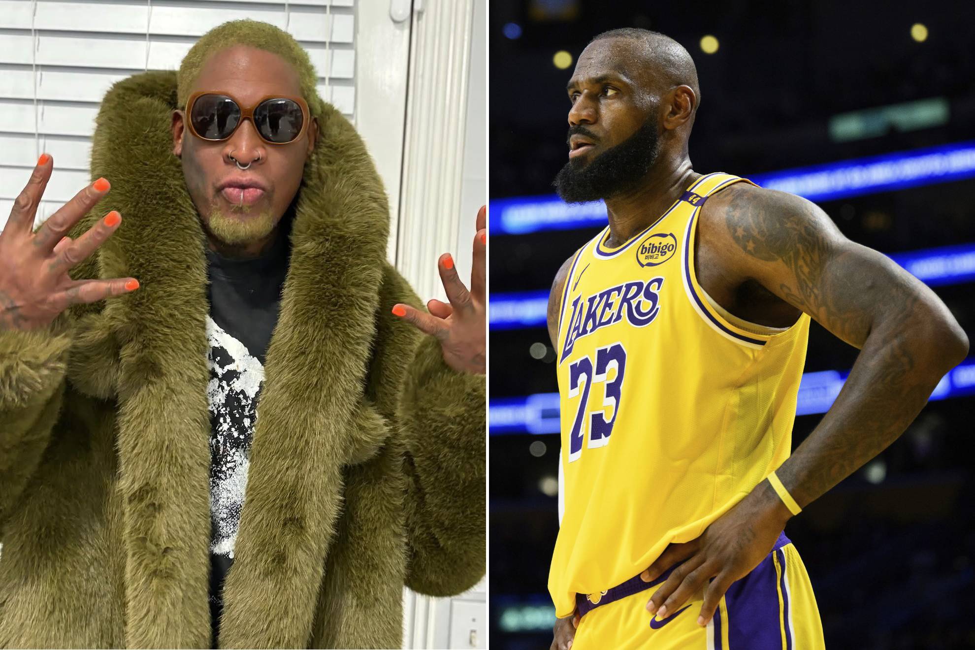 Dennis Rodman LeBron James NBA