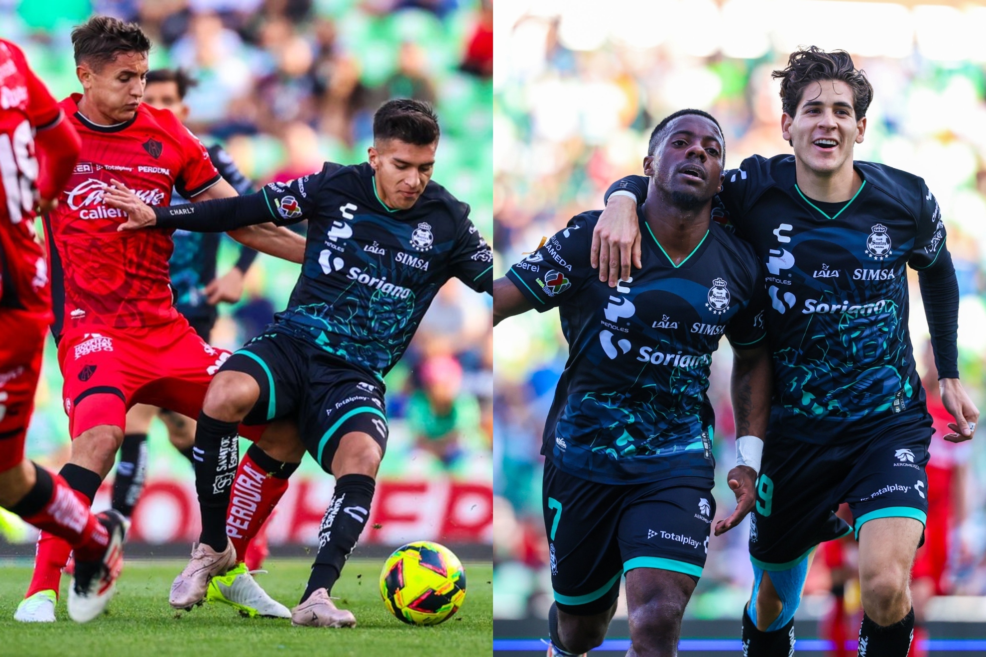 Resumen y goles Santos vs Atlas: Tano Ortiz consigue la primera victoria en todo el torneo con Laguneros