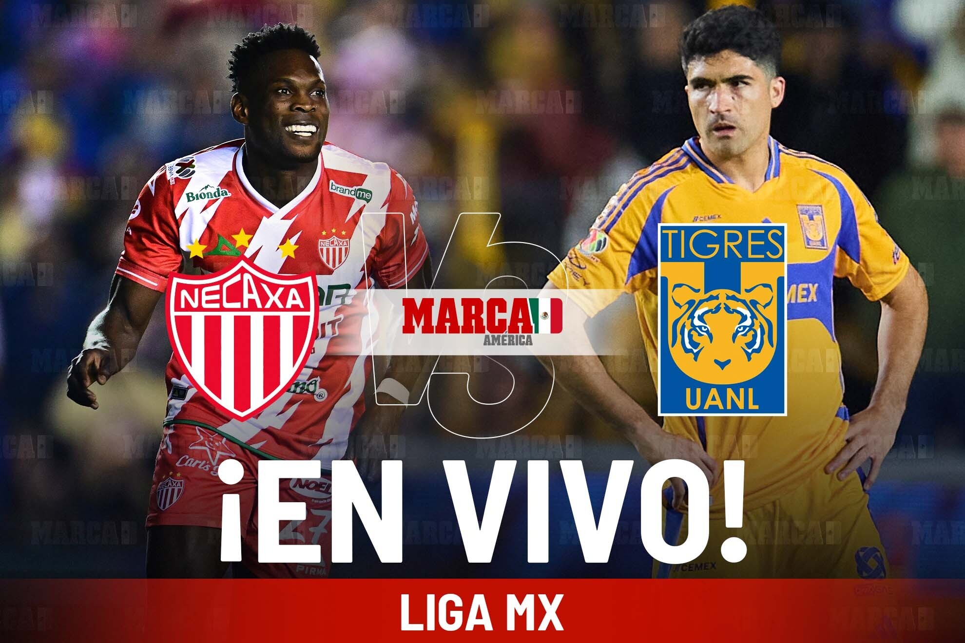 Necaxa vs Tigres EN VIVO hoy. Juego Rayos Online - Liga MX 2025