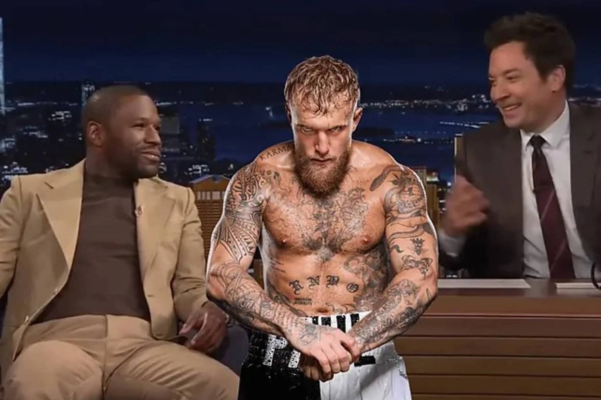 Jake Paul Floyd Mayweather Jr. Boxeo