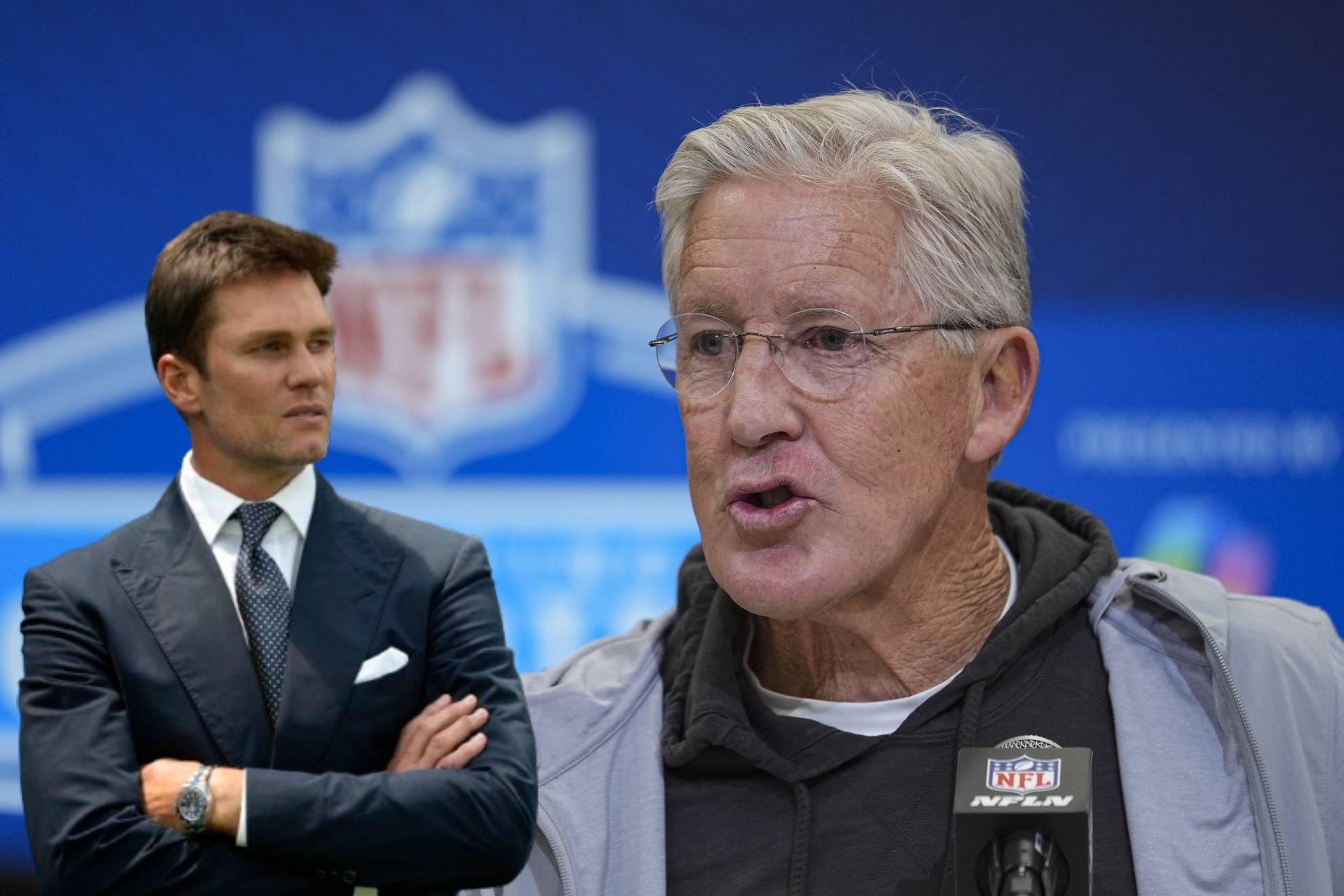 Pete Carroll Tom Brady Las Vegas Raiders NFL