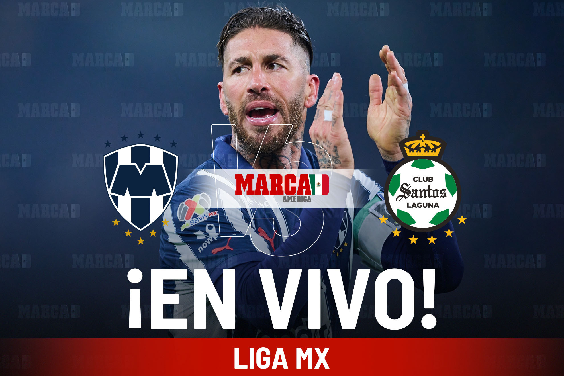 �C�mo qued� Monterrey vs Santos? Resultado y goles de Sergio ramos y Sergio Canales partido de Liga MX 2025 Hoy