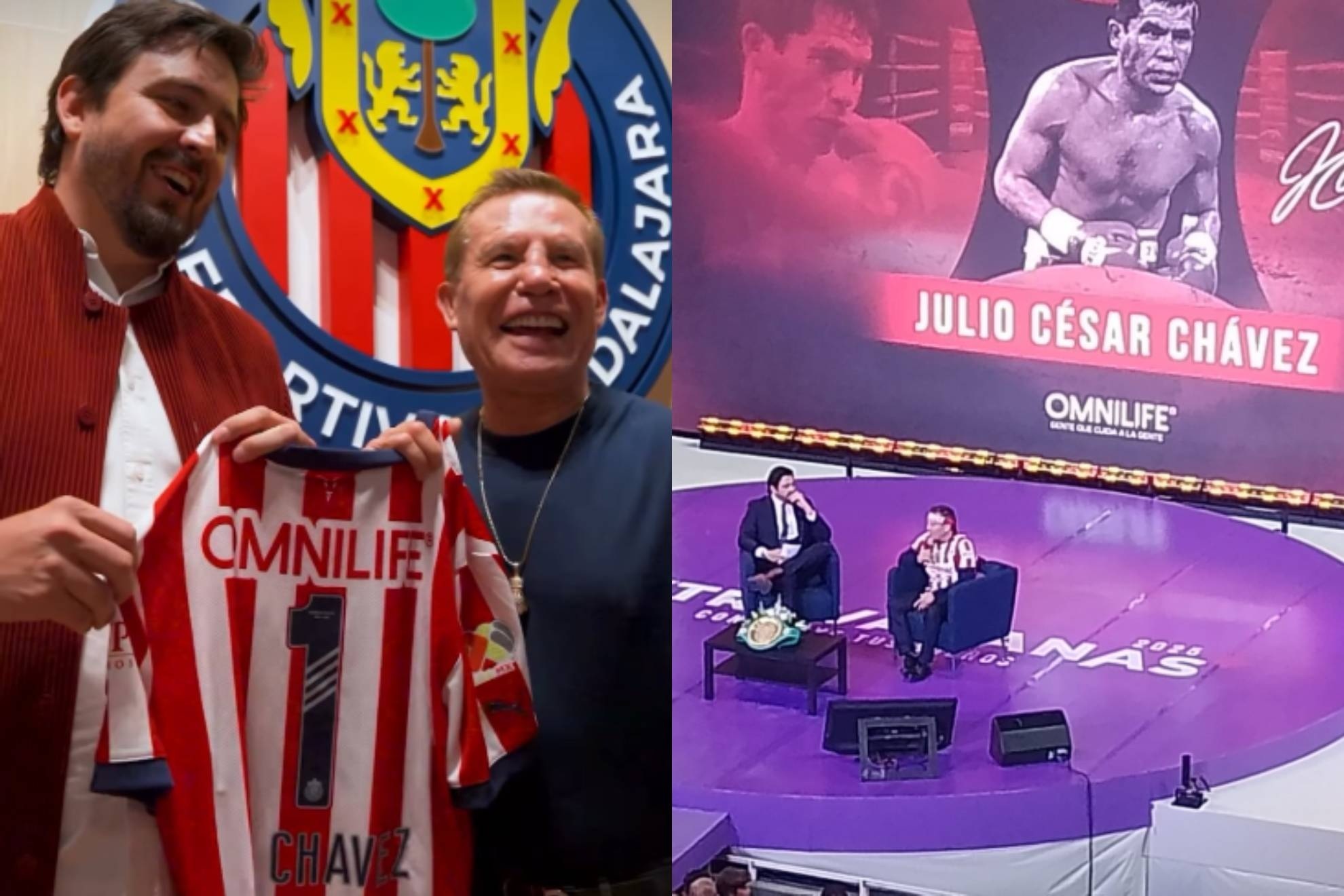 Julio C�sar Ch�vez y su apoyo al Guadalajara