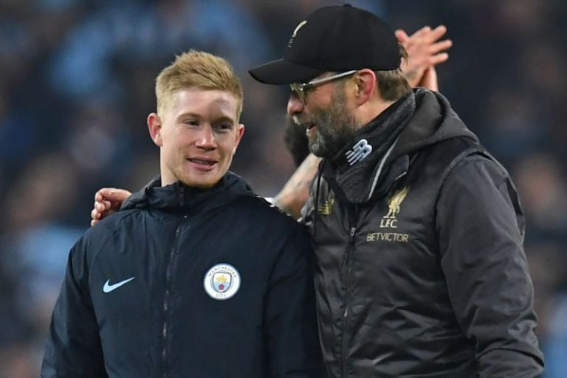 Klopp y De Bruyne, en una imagen de archivo