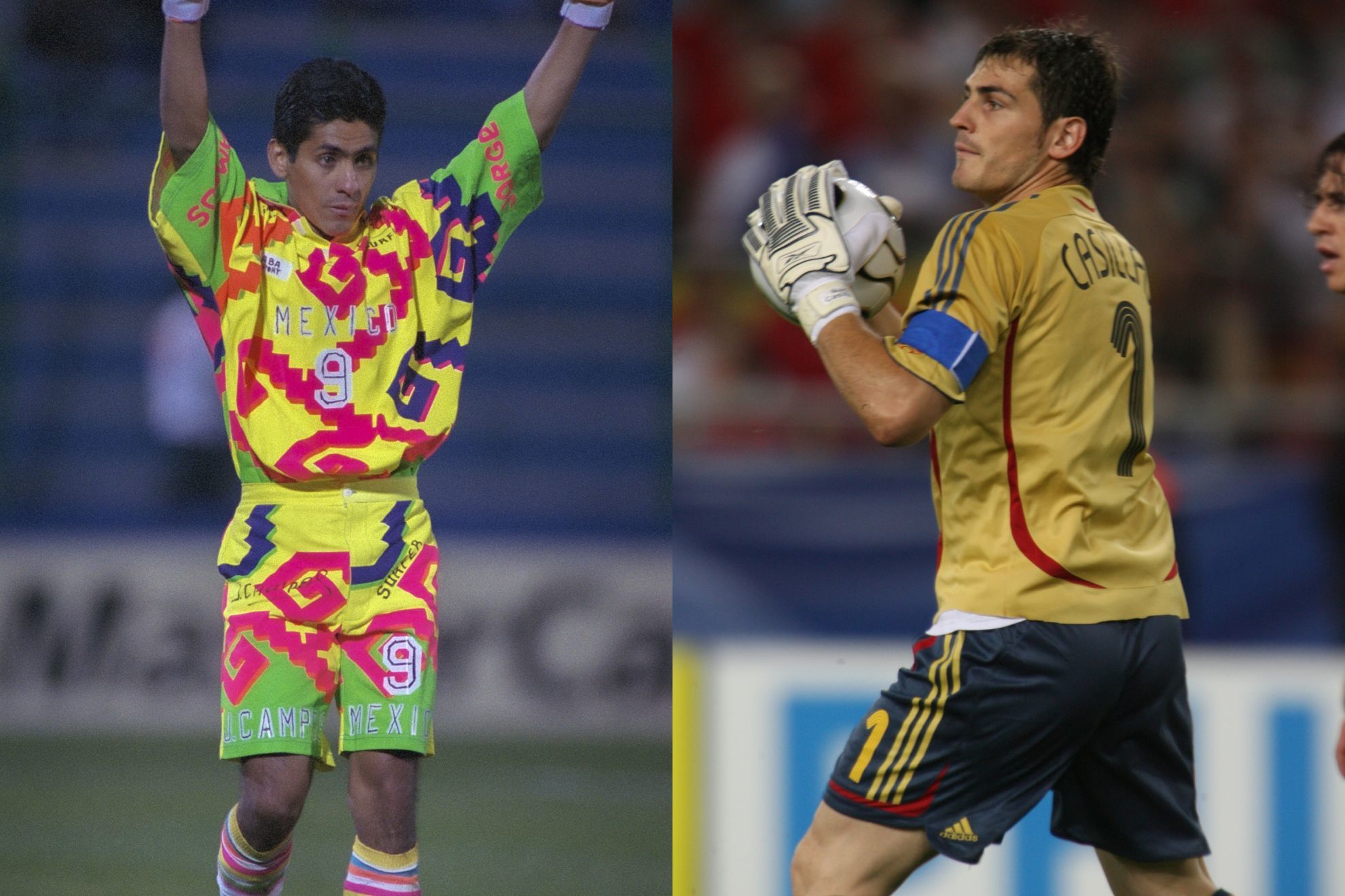 Jorge Campos - Iker Casillas