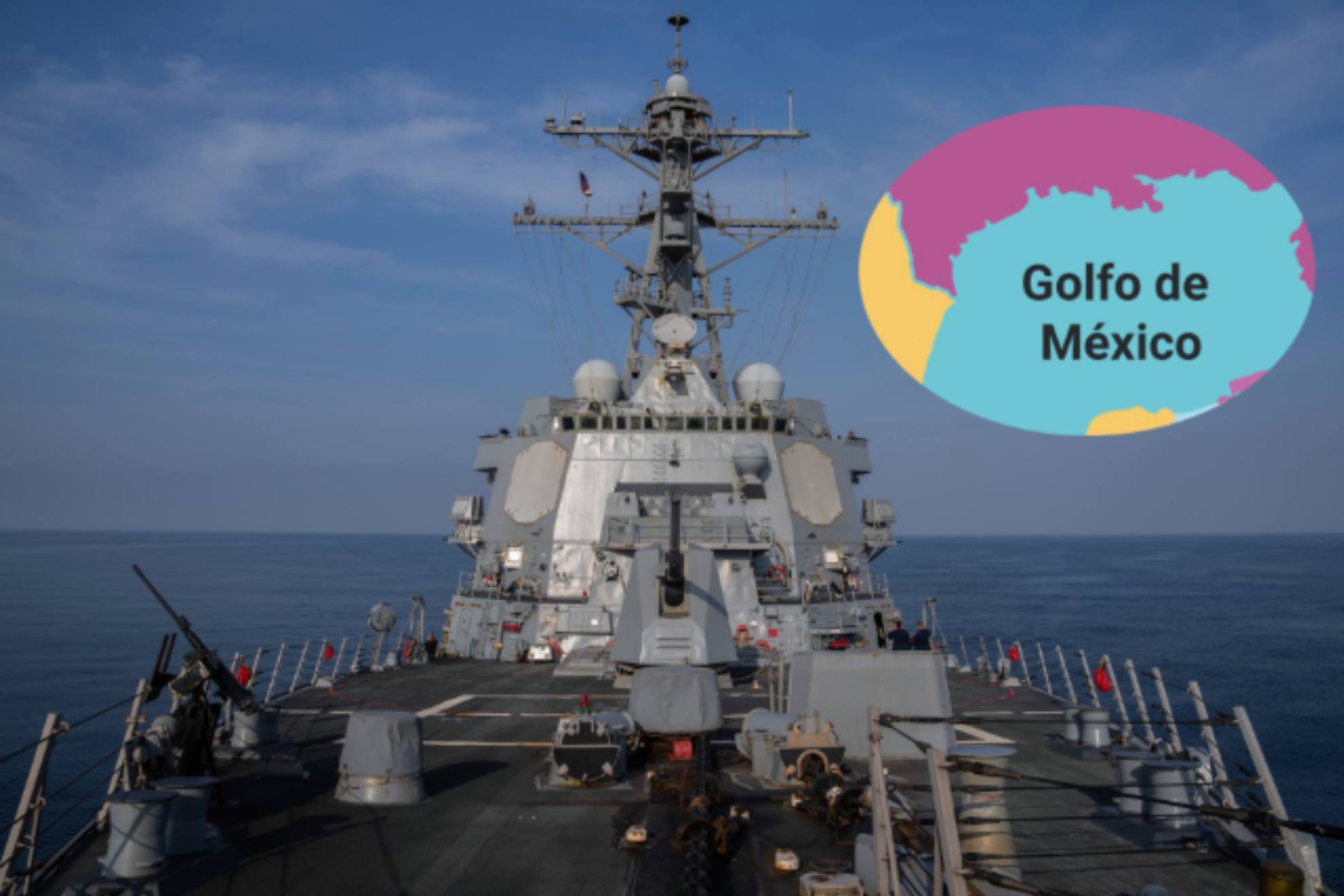 El buque fue detectado en el Golfo de M�xico 2025