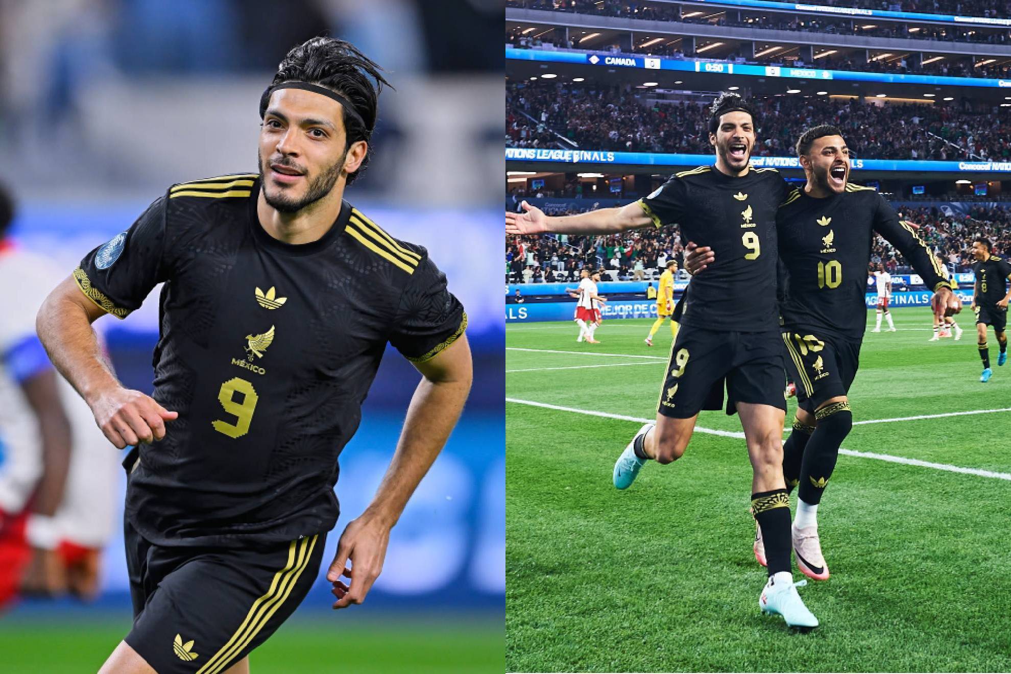 Ra�l Alonso Jim�nez, autor del tempranero gol de M�xico sobre Canad� en Nations League.