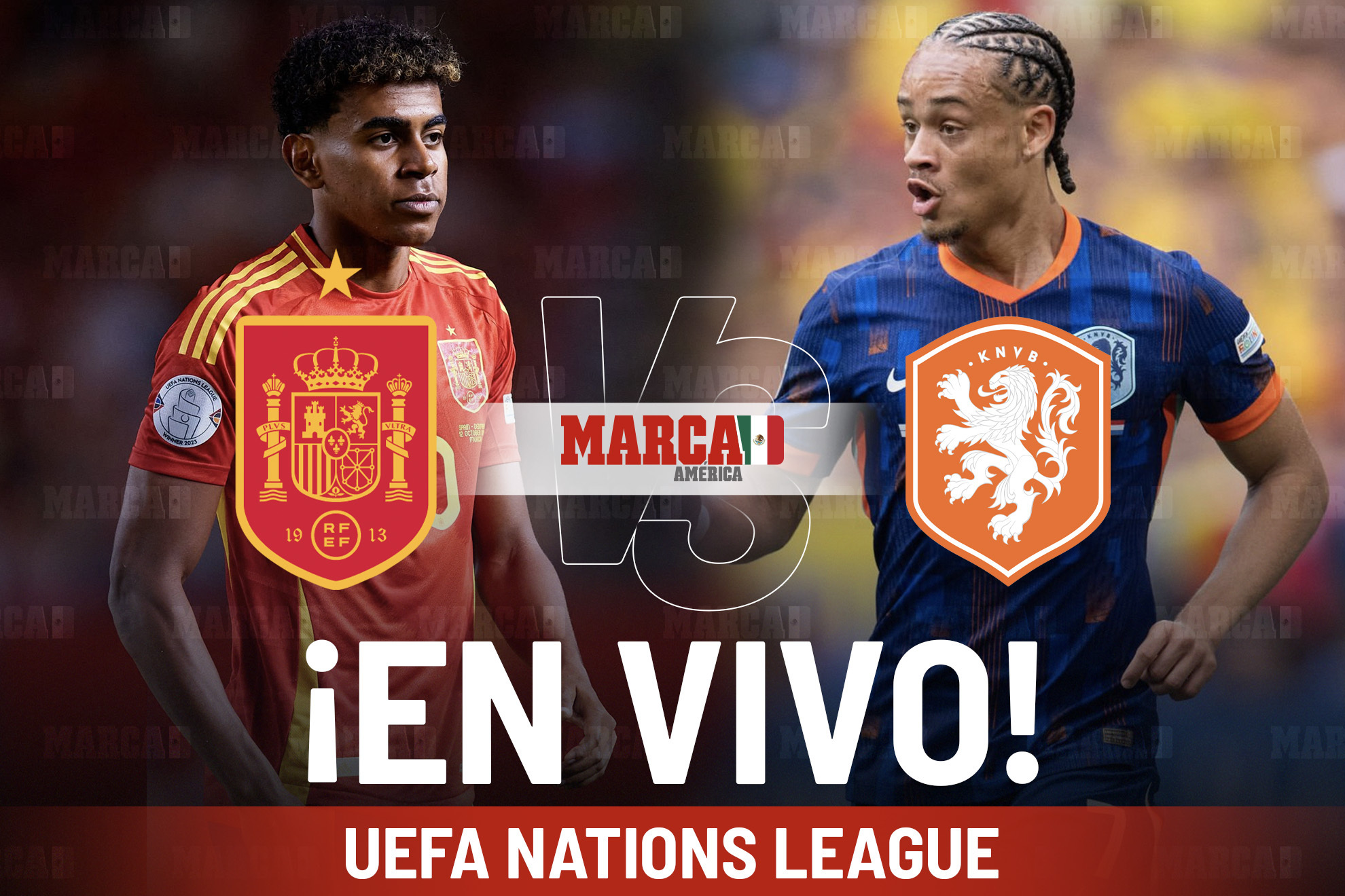 Espa�a vs Pa�ses Bajos EN VIVO Online. Partido de la UEFA Nations League 2025 Hoy