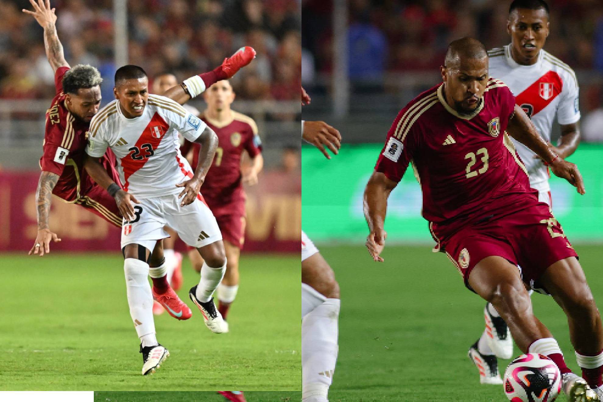 Resumen Venezuela vs Per�: Salom�n Rond�n da victoria sobre Quispe y Aquino que mantiene sue�o del Mundial 2026