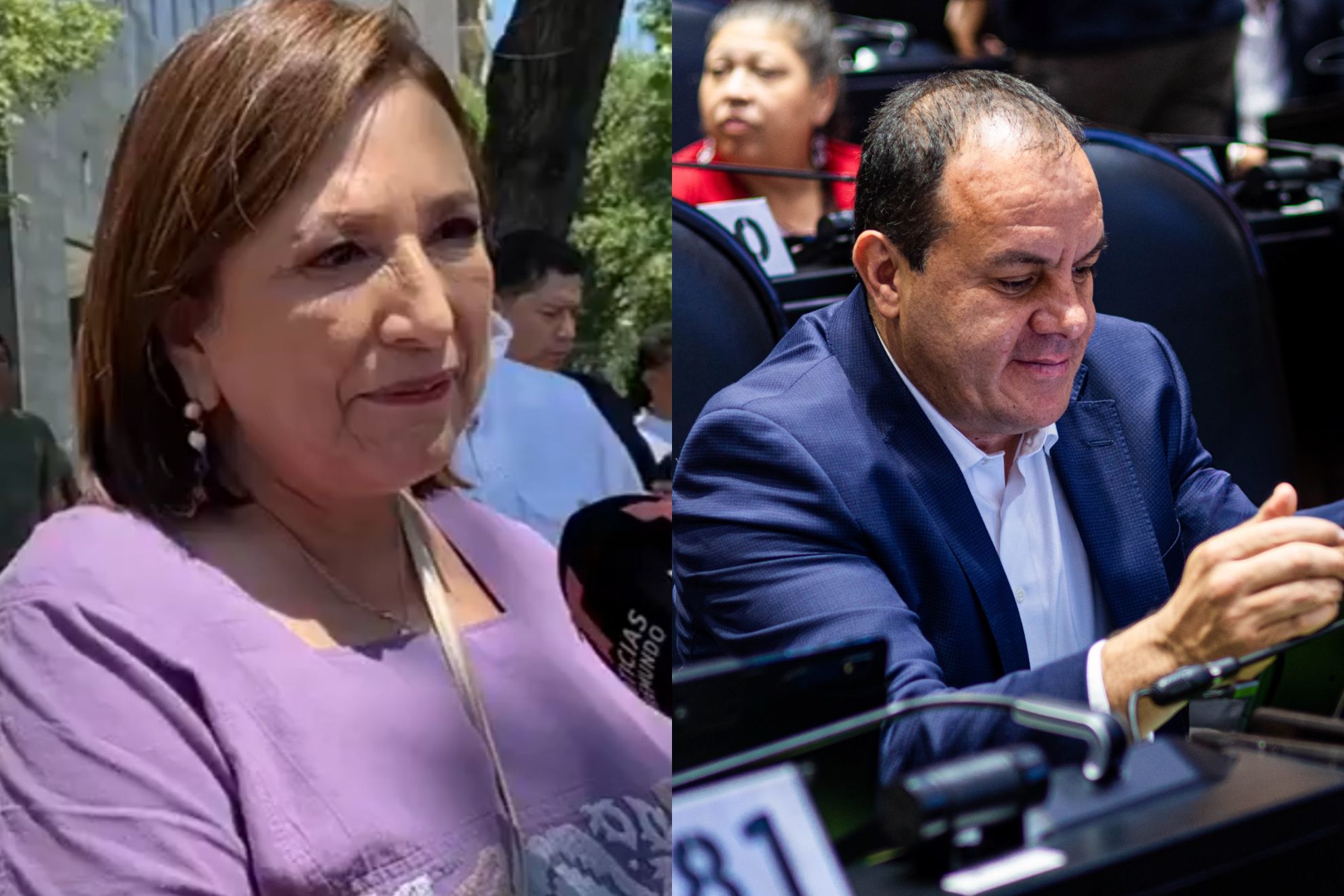 X�chitl G�lvez - Cuauht�moc Blanco