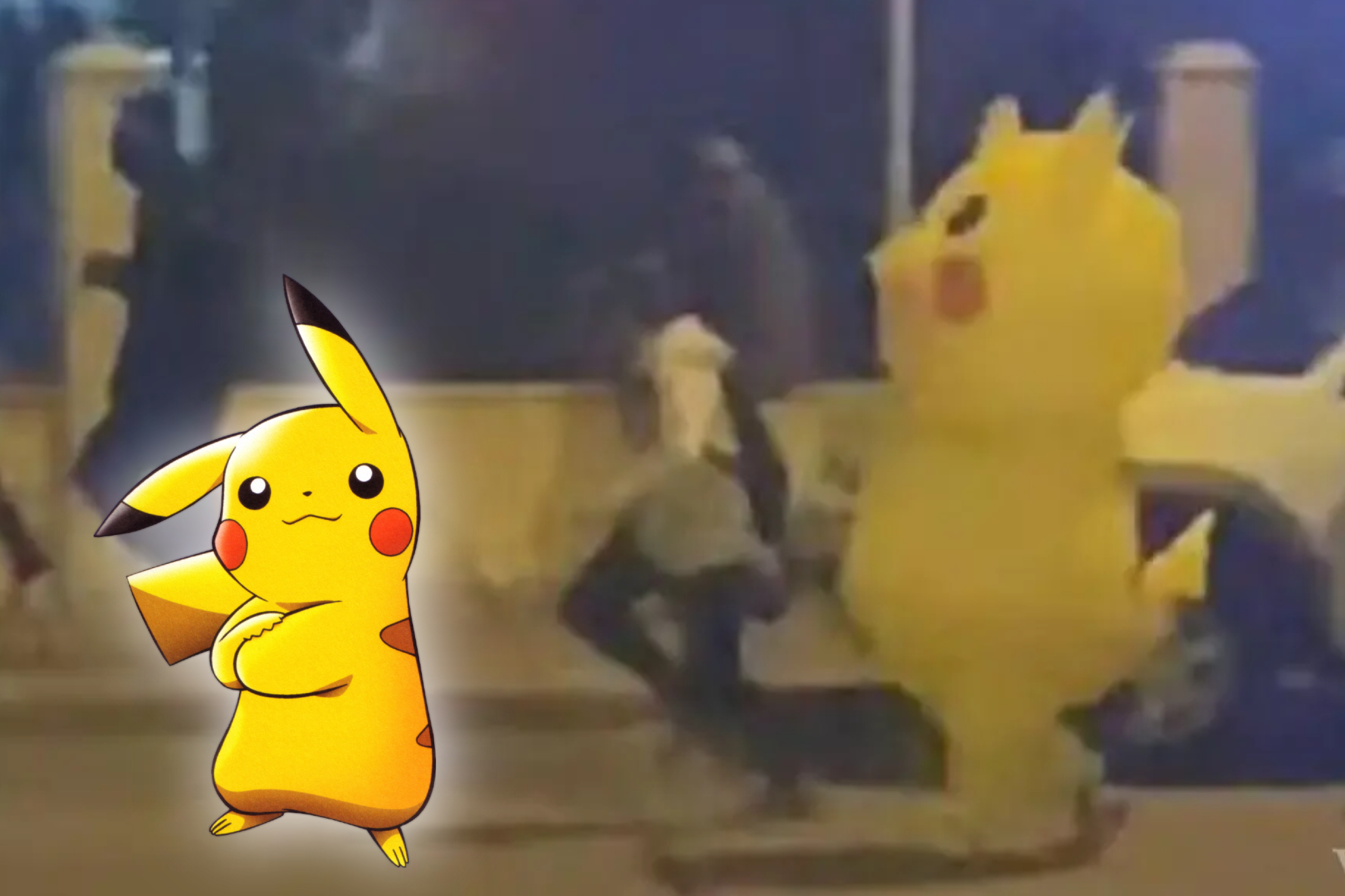 PIKACHU corre en las protestas de Turqu�a.
