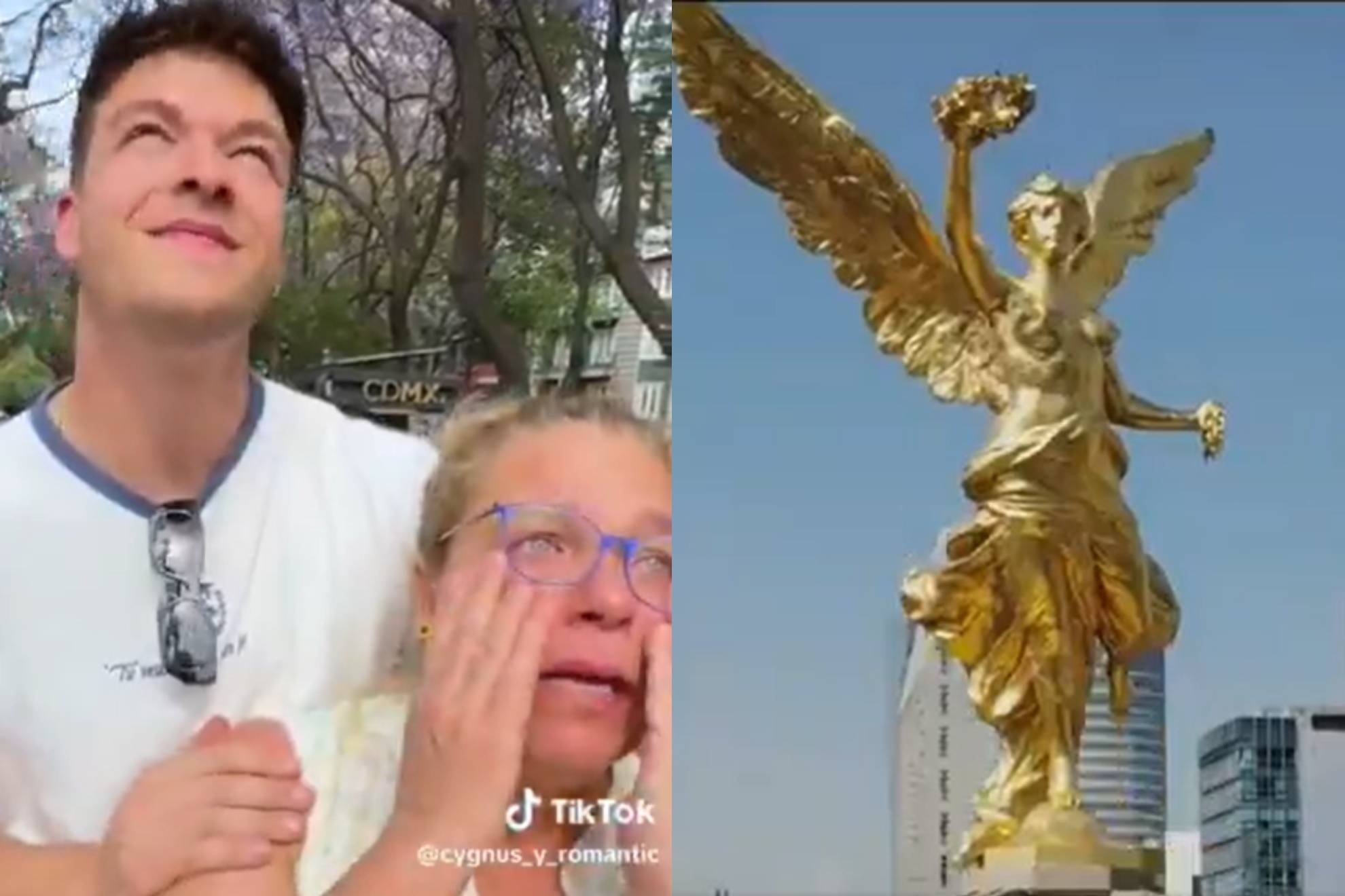 Turistas en el Monumento a la Independencia