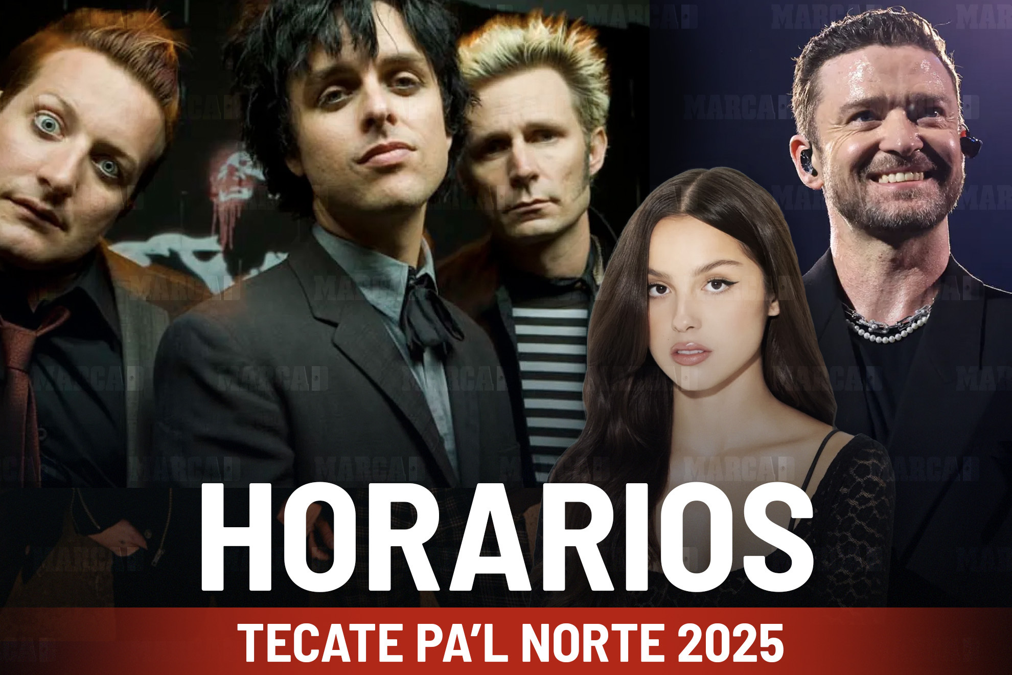 Horarios, escenarios y cartel completo