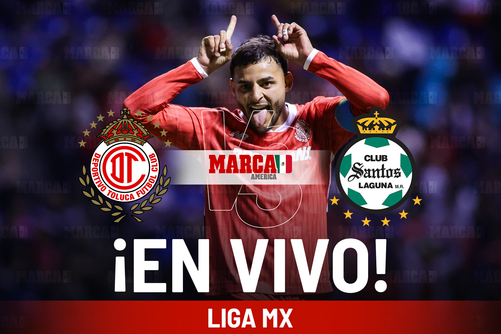 Toluca vs Santos EN VIVO Online. Partido de la Liga MX 2025