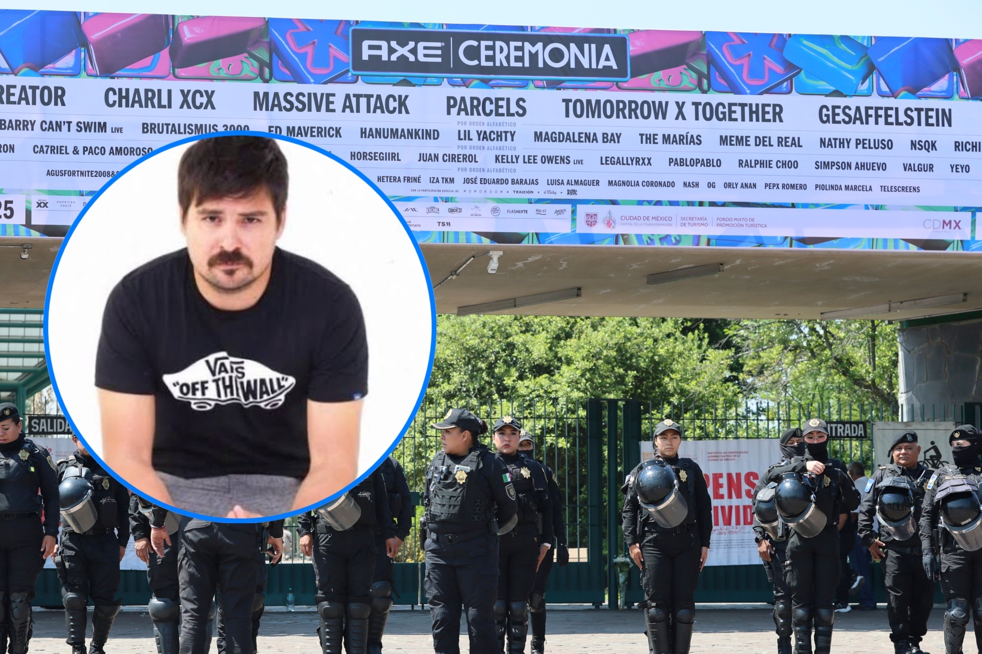 Diego Jim�nez, organizador del Festival AXE Ceremonia, rompe el silencio tras las muertes de fot�grafos